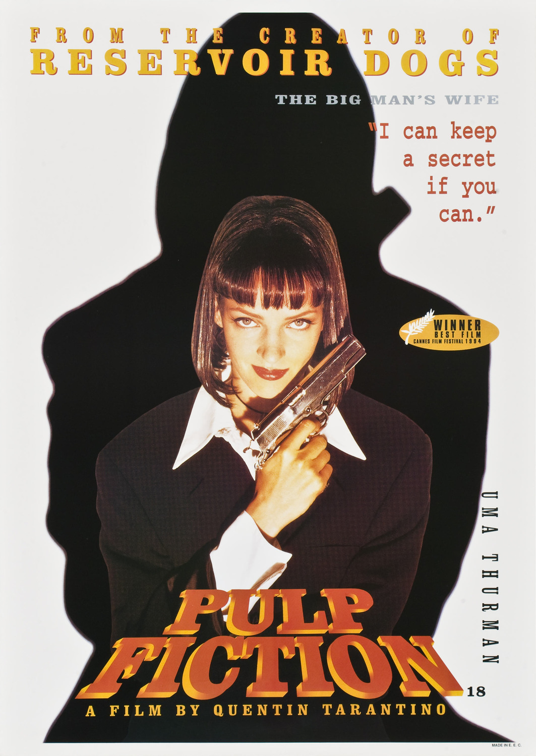 Extra Large Movie Poster Image for Pulp Fiction (#7 of 9)