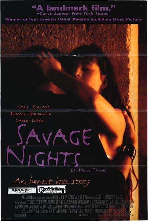 Savage Nights (les Nuits Fauves) Movie Poster