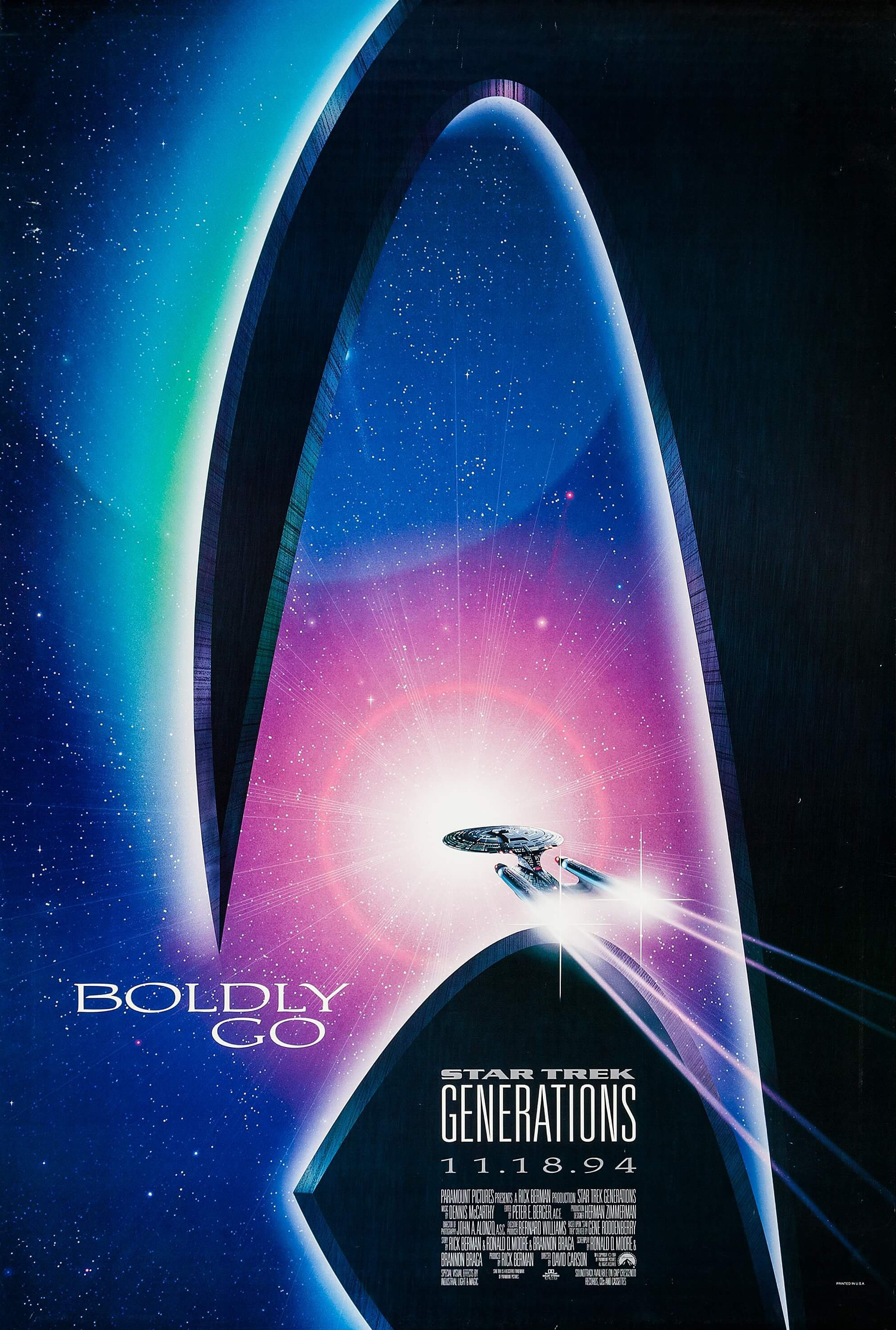 Mega Sized Movie Poster Image for Star Trek Generations (#1 of 5)