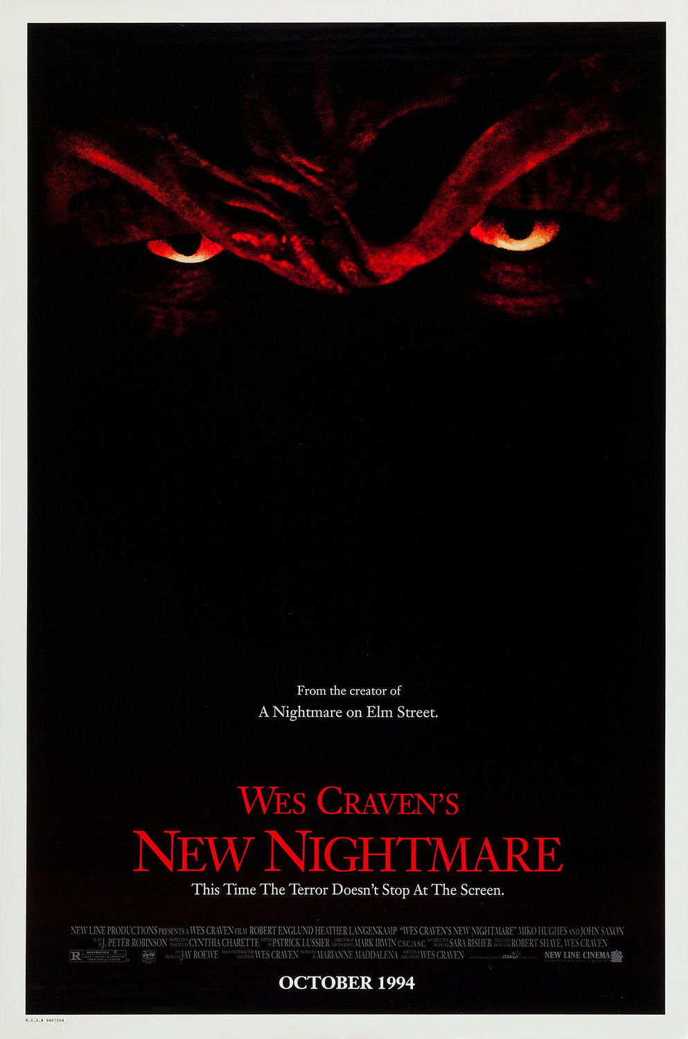 Extra Large Movie Poster Image for Wes Craven's New Nightmare (#1 of 3)