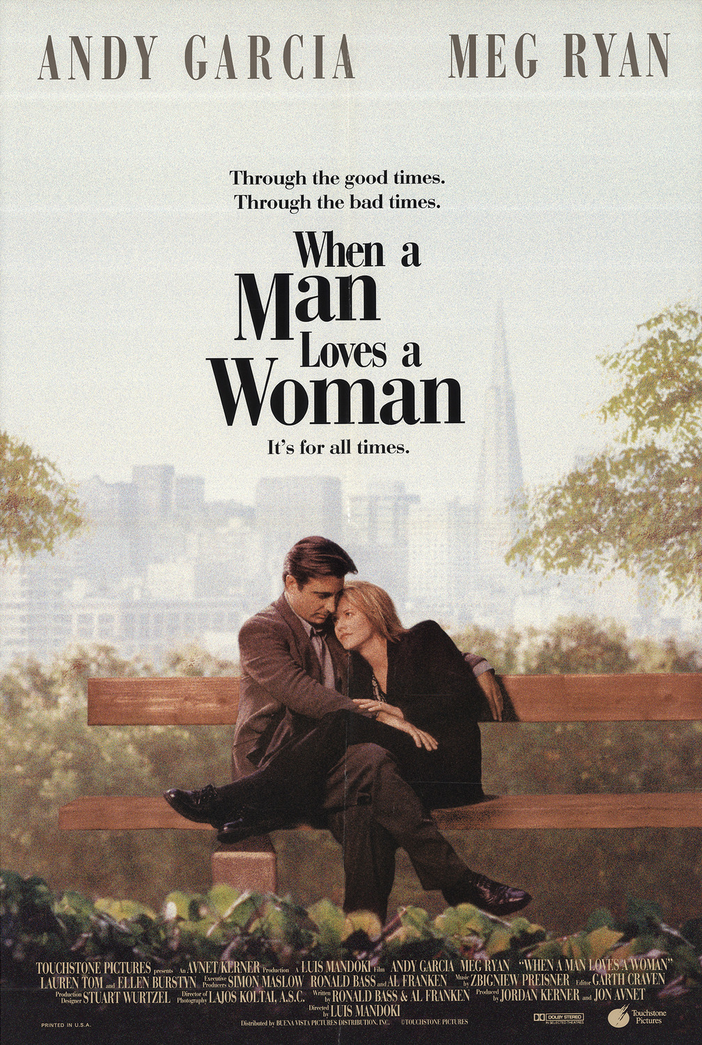 Extra Large Movie Poster Image for When A Man Loves A Woman 