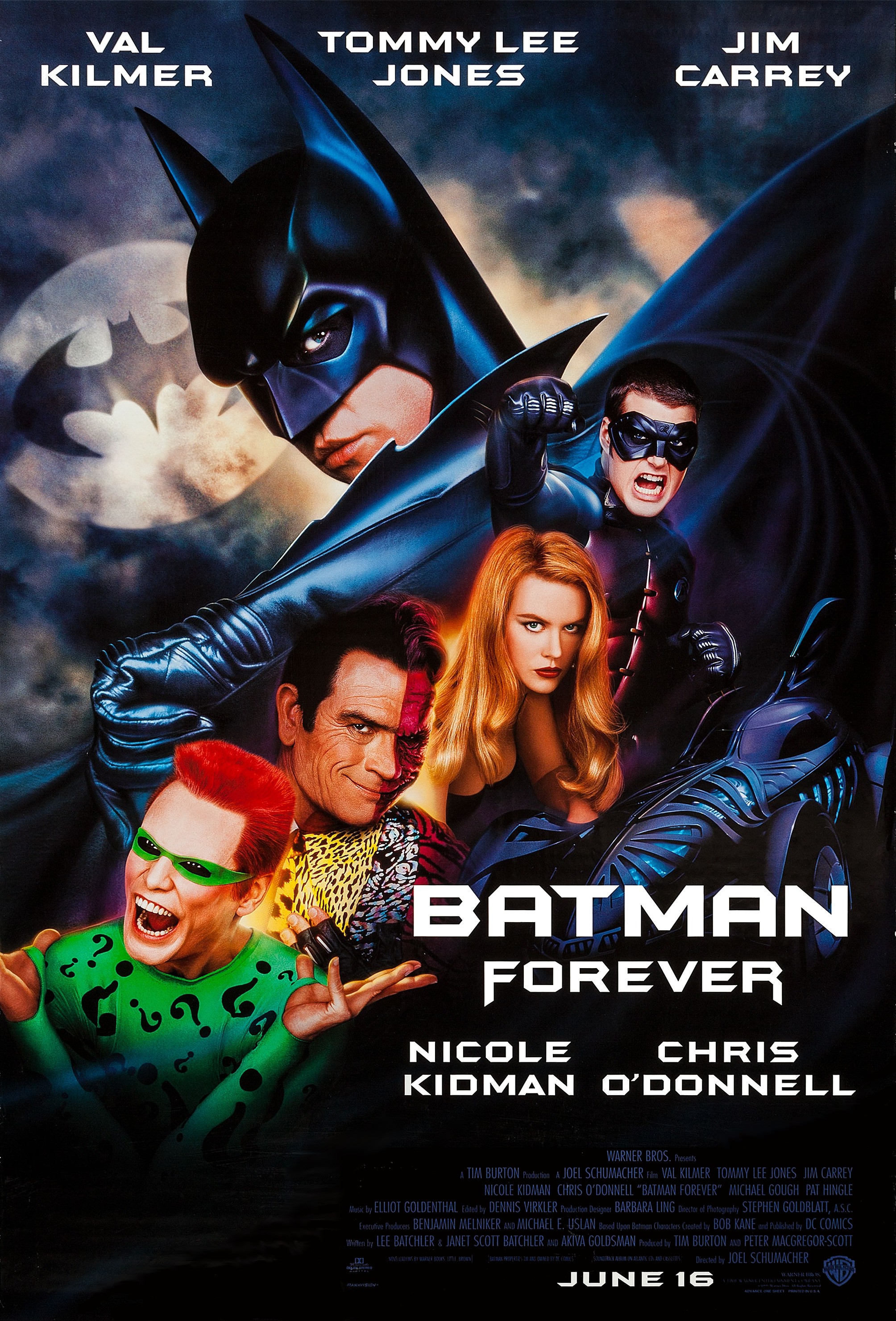 Mega Sized Movie Poster Image for Batman Forever (#7 of 8)