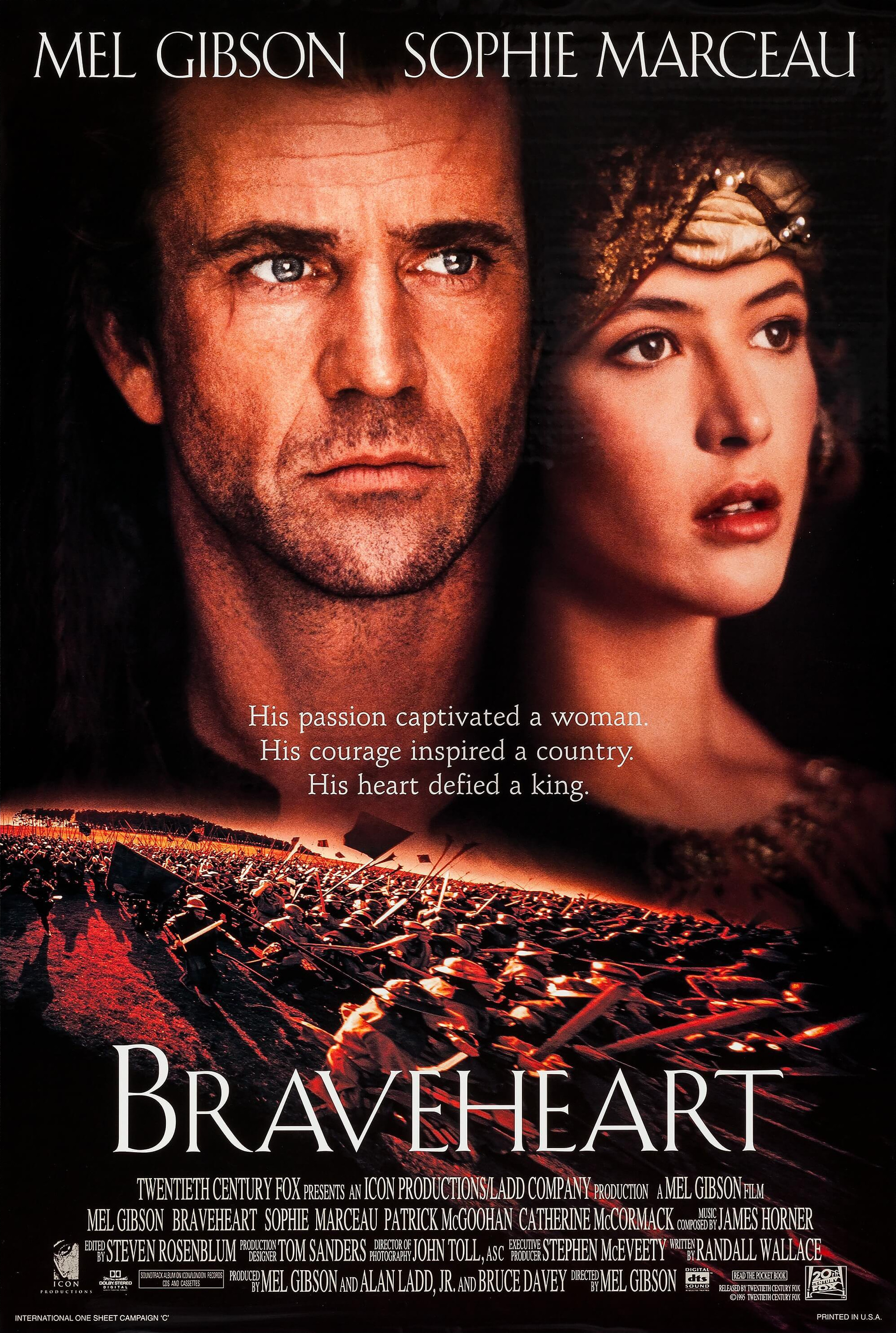 Mega Sized Movie Poster Image for Braveheart (#2 of 6)
