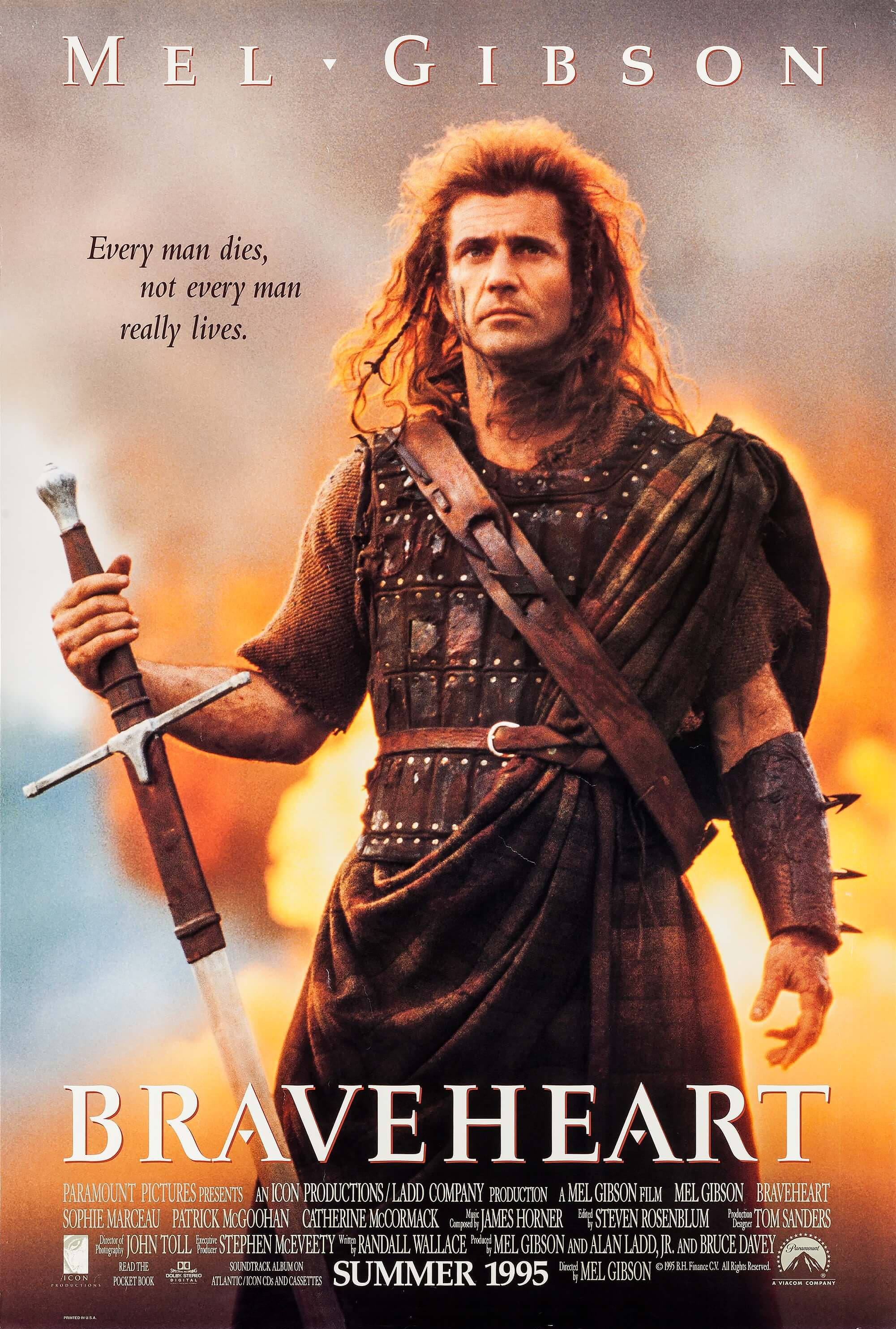 Mega Sized Movie Poster Image for Braveheart (#5 of 6)
