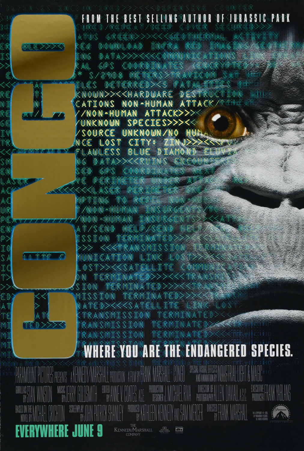 Extra Large Movie Poster Image for Congo (#2 of 2)