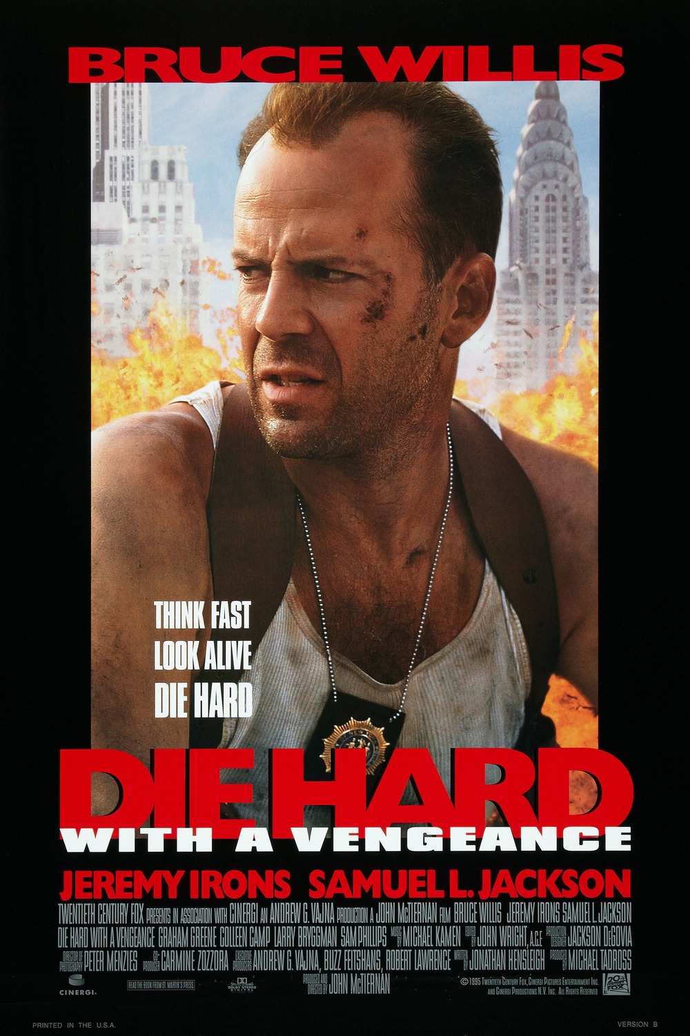 Extra Large Movie Poster Image for Die Hard With A Vengeance (#2 of 5)