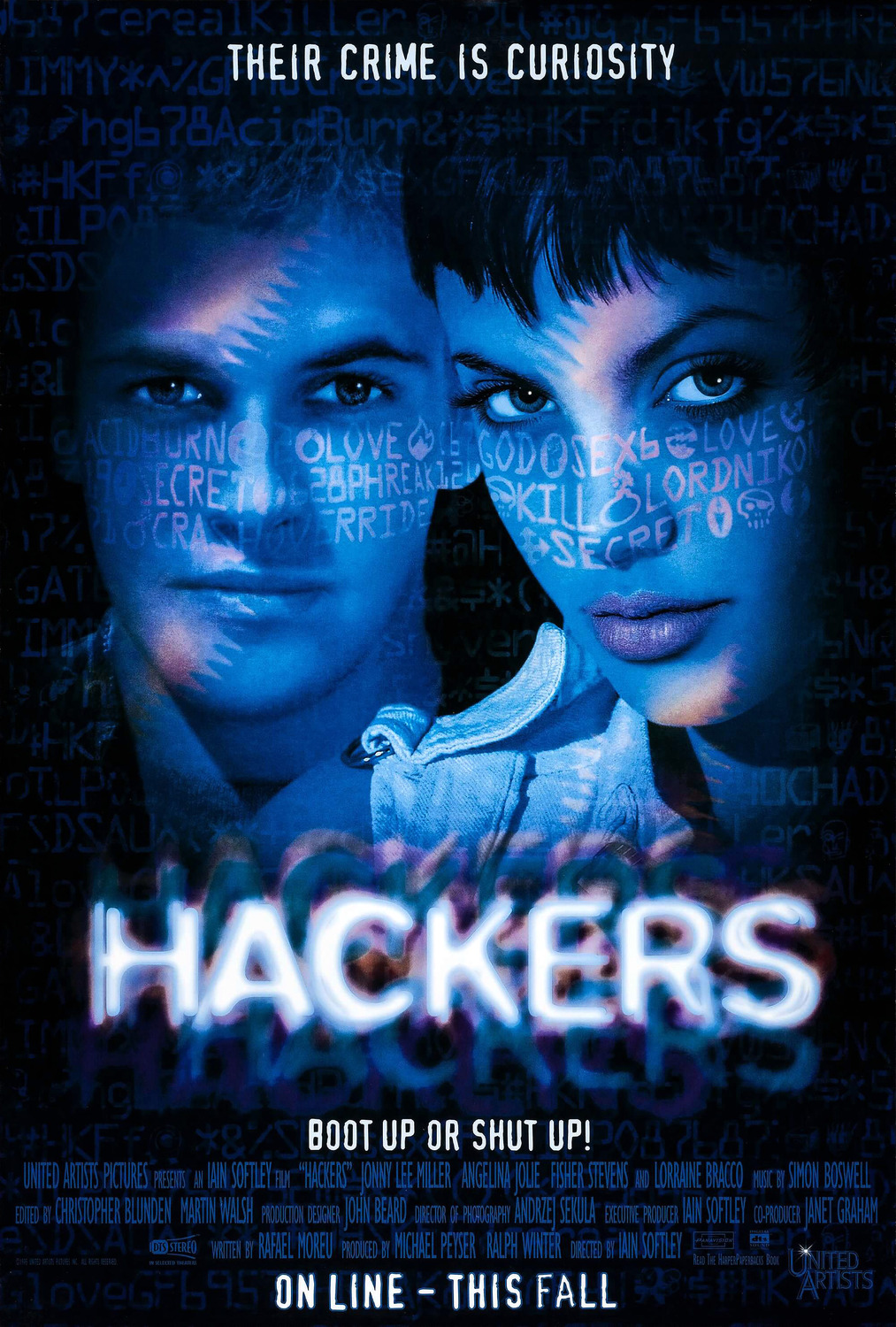 Extra Large Movie Poster Image for Hackers (#1 of 2)