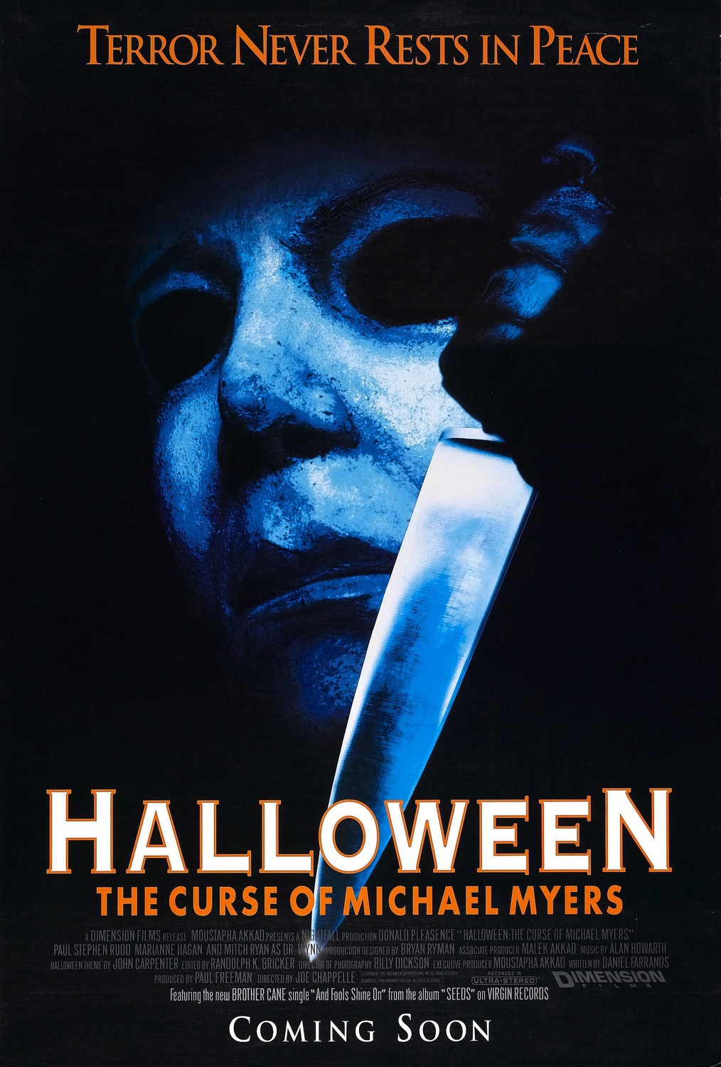 Extra Large Movie Poster Image for Halloween: The Curse Of Michael Myers 