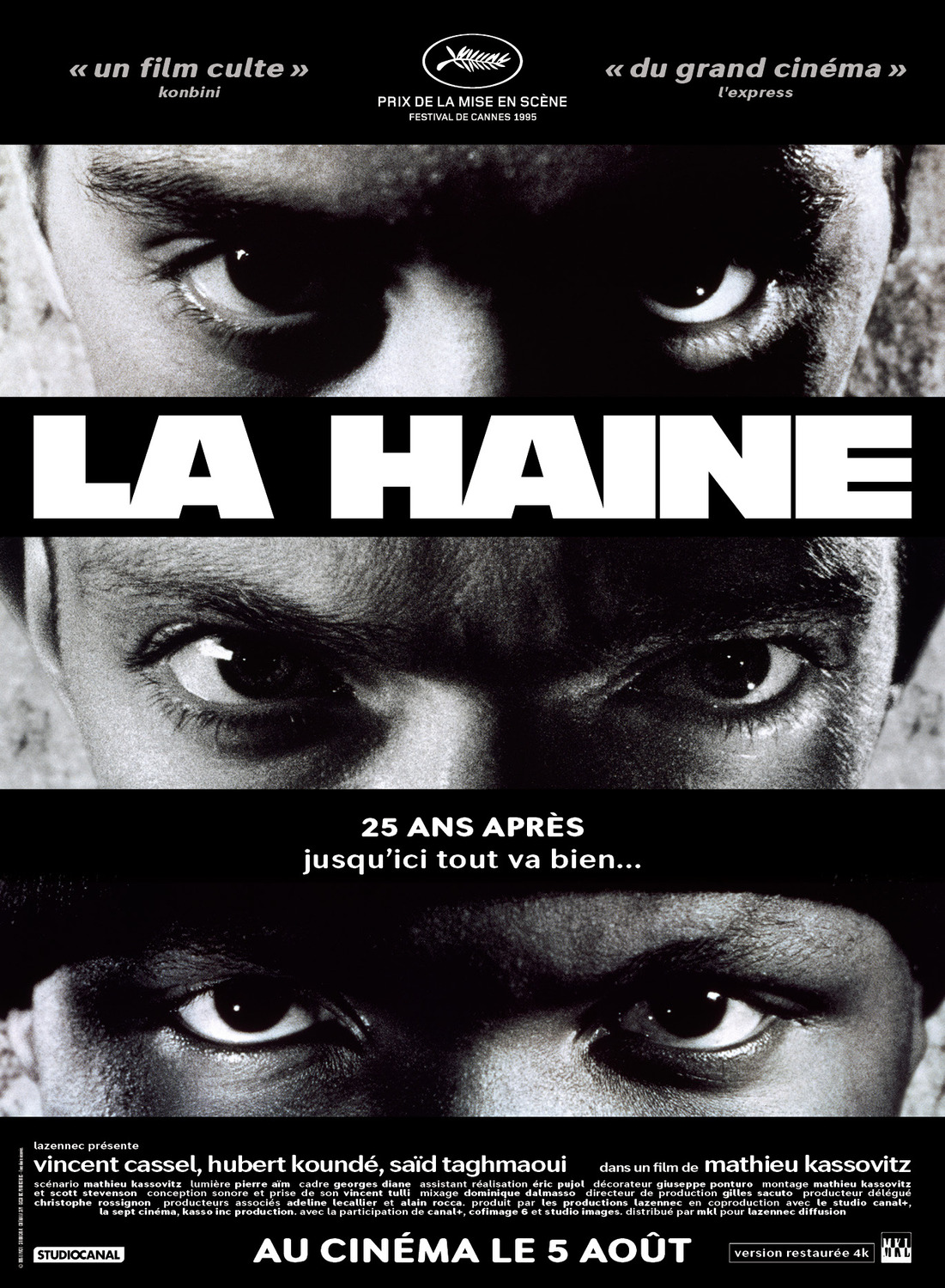 Extra Large Movie Poster Image for La haine (#3 of 10)