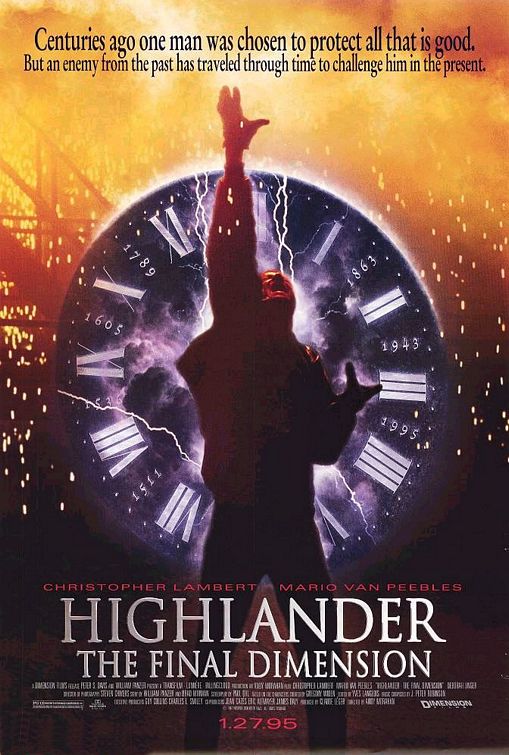 Highlander: The Final Dimension Movie Poster