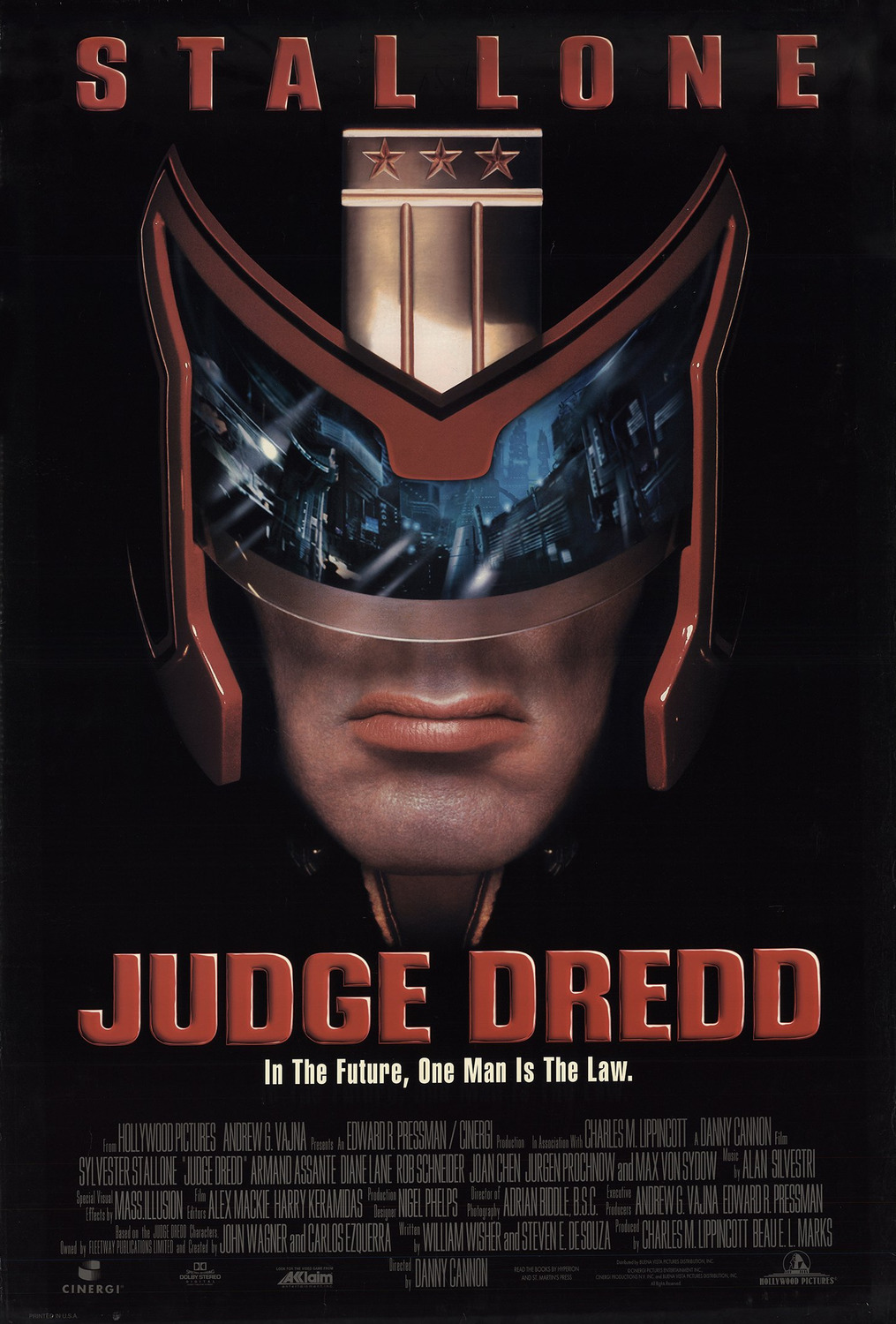 Extra Large Movie Poster Image for Judge Dredd (#1 of 2)