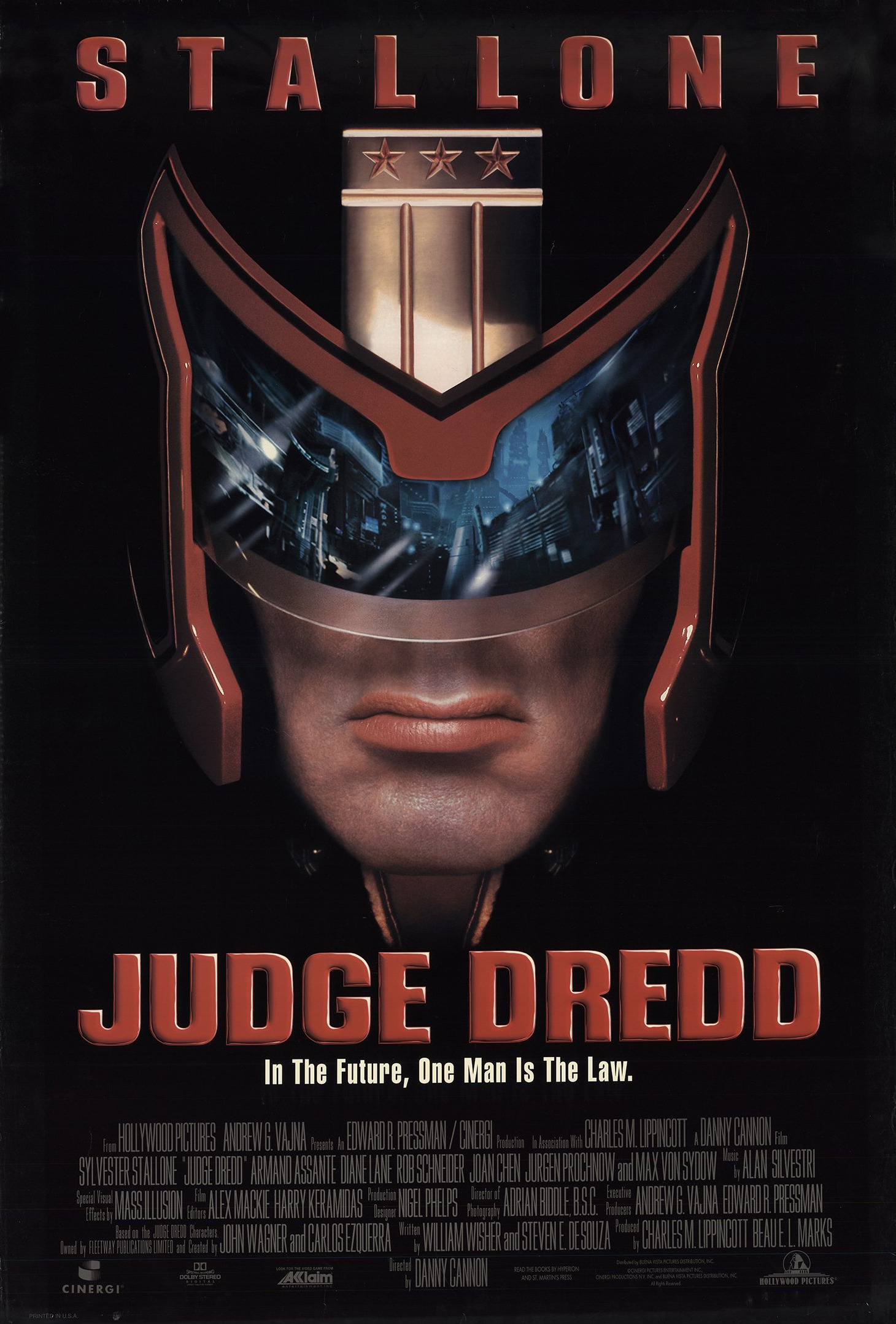 Mega Sized Movie Poster Image for Judge Dredd (#1 of 2)