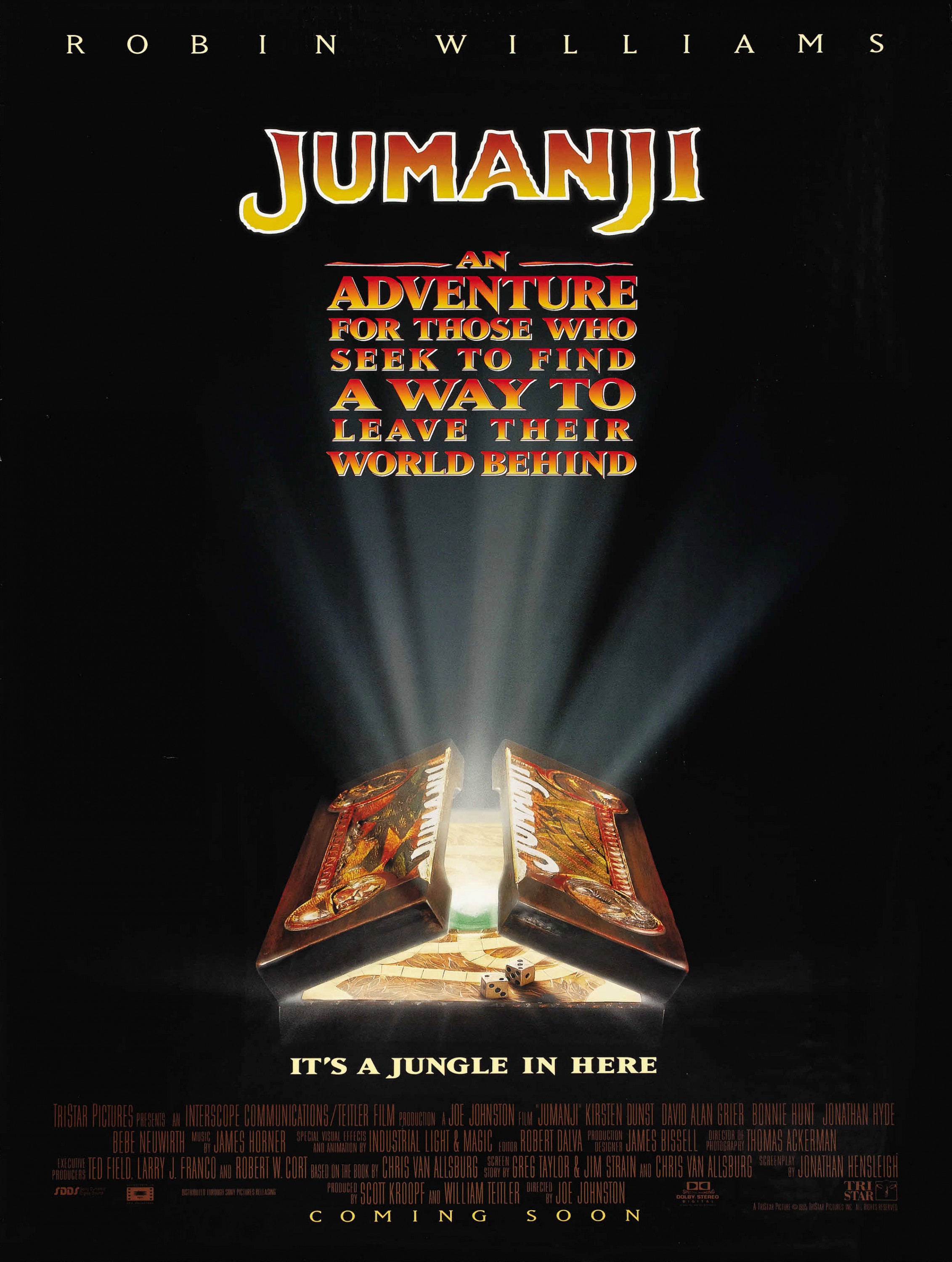 Mega Sized Movie Poster Image for Jumanji (#1 of 5)