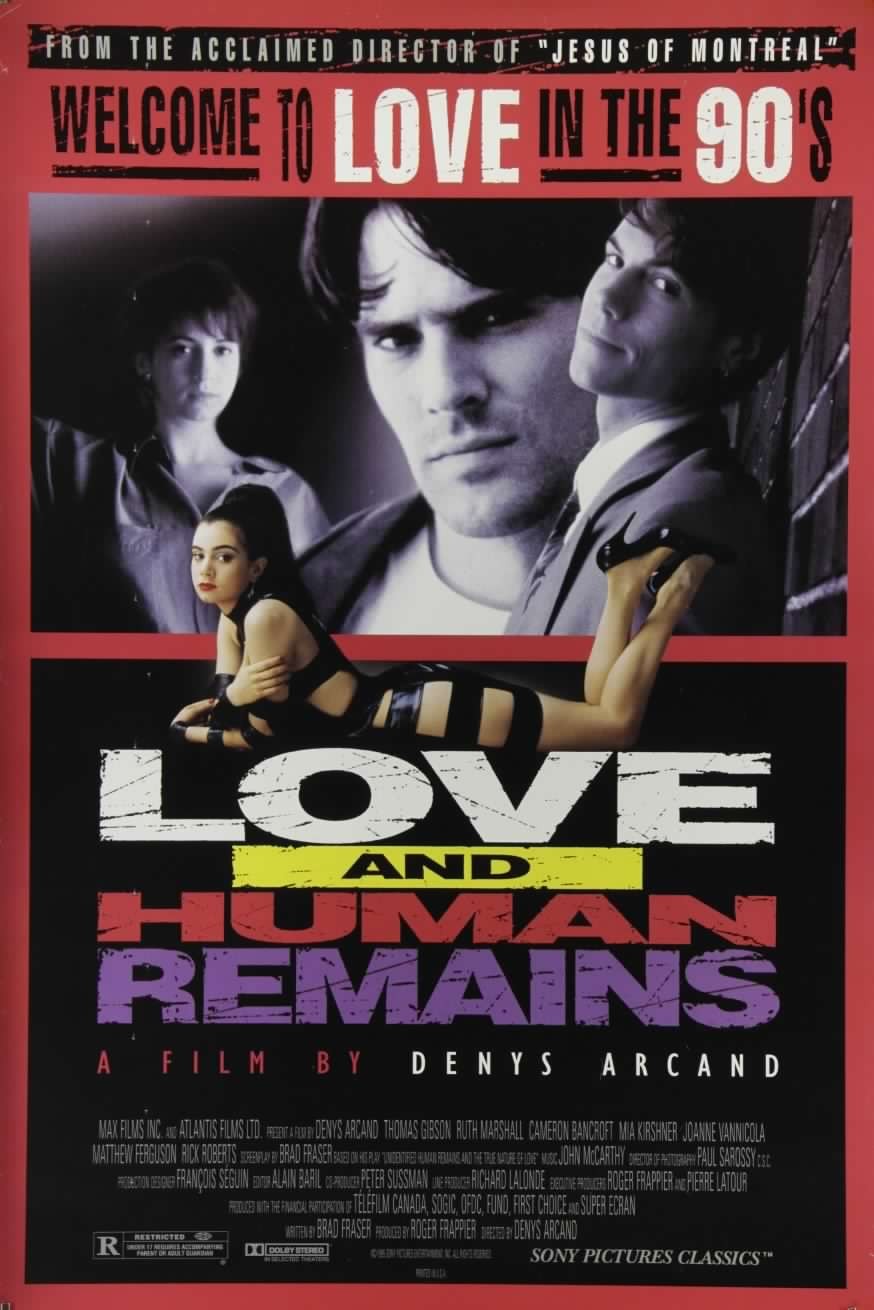 Extra Large Movie Poster Image for Love And Human Remains 