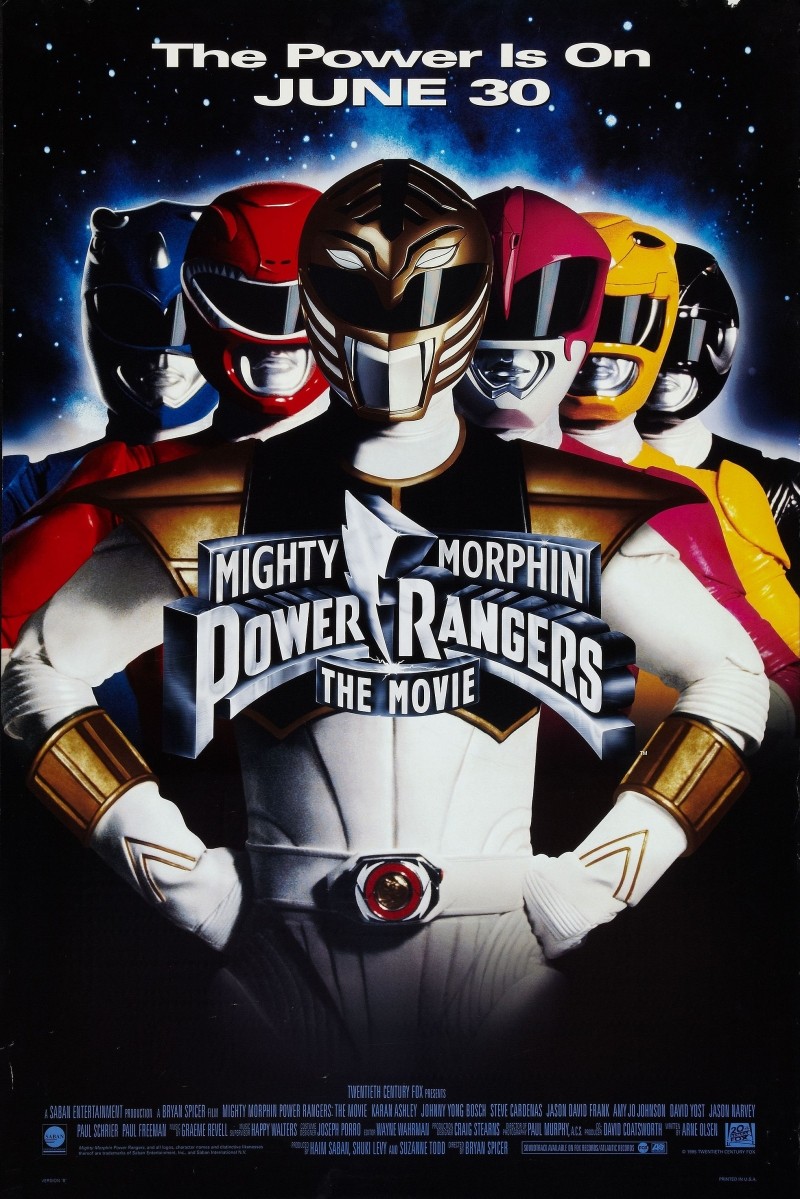 Power Rangers Poster Mighty Morphin 2017 New Movie FREE P+P CHOOSE YOUR SIZE 
