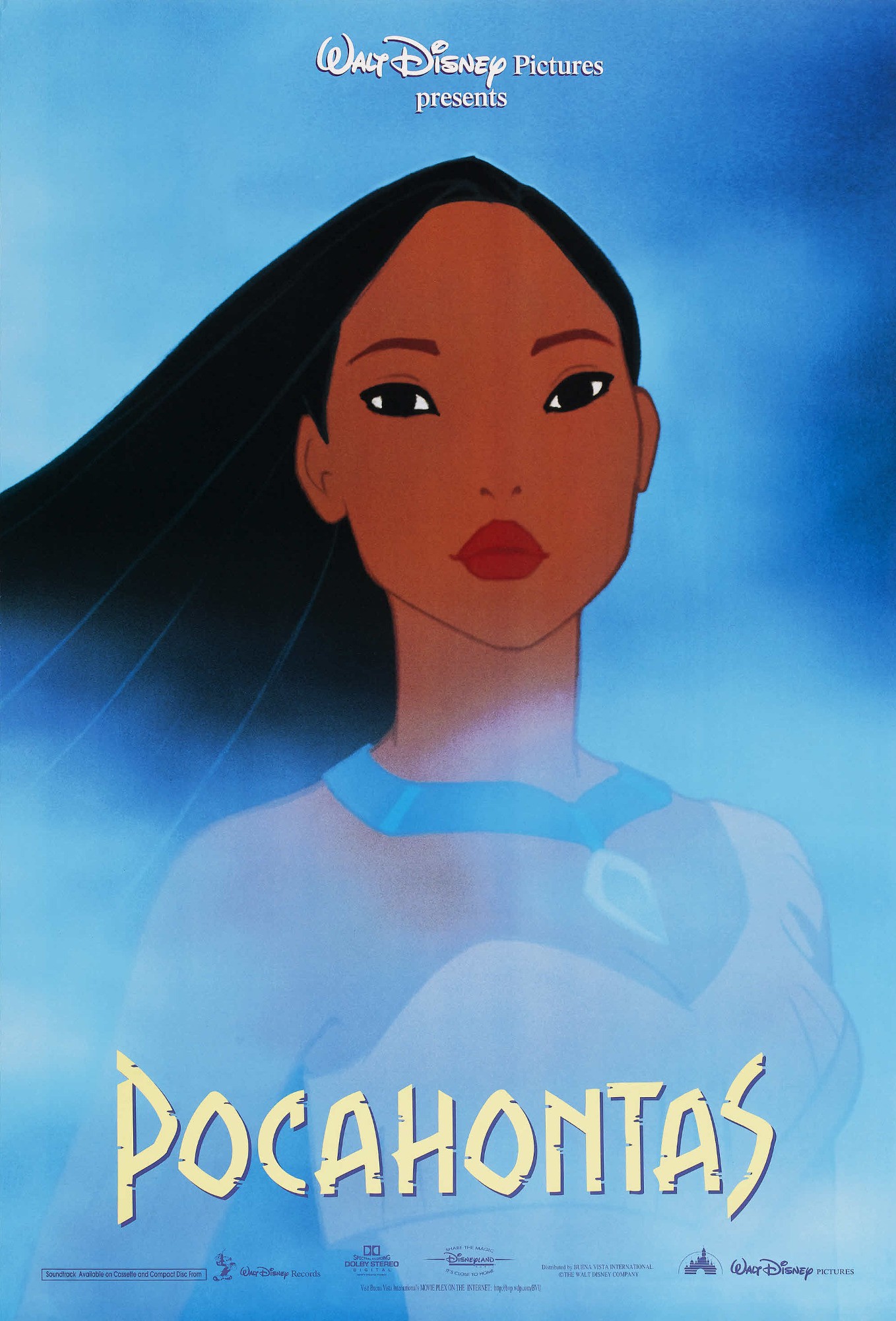 Mega Sized Movie Poster Image for Pocahontas (#4 of 4)