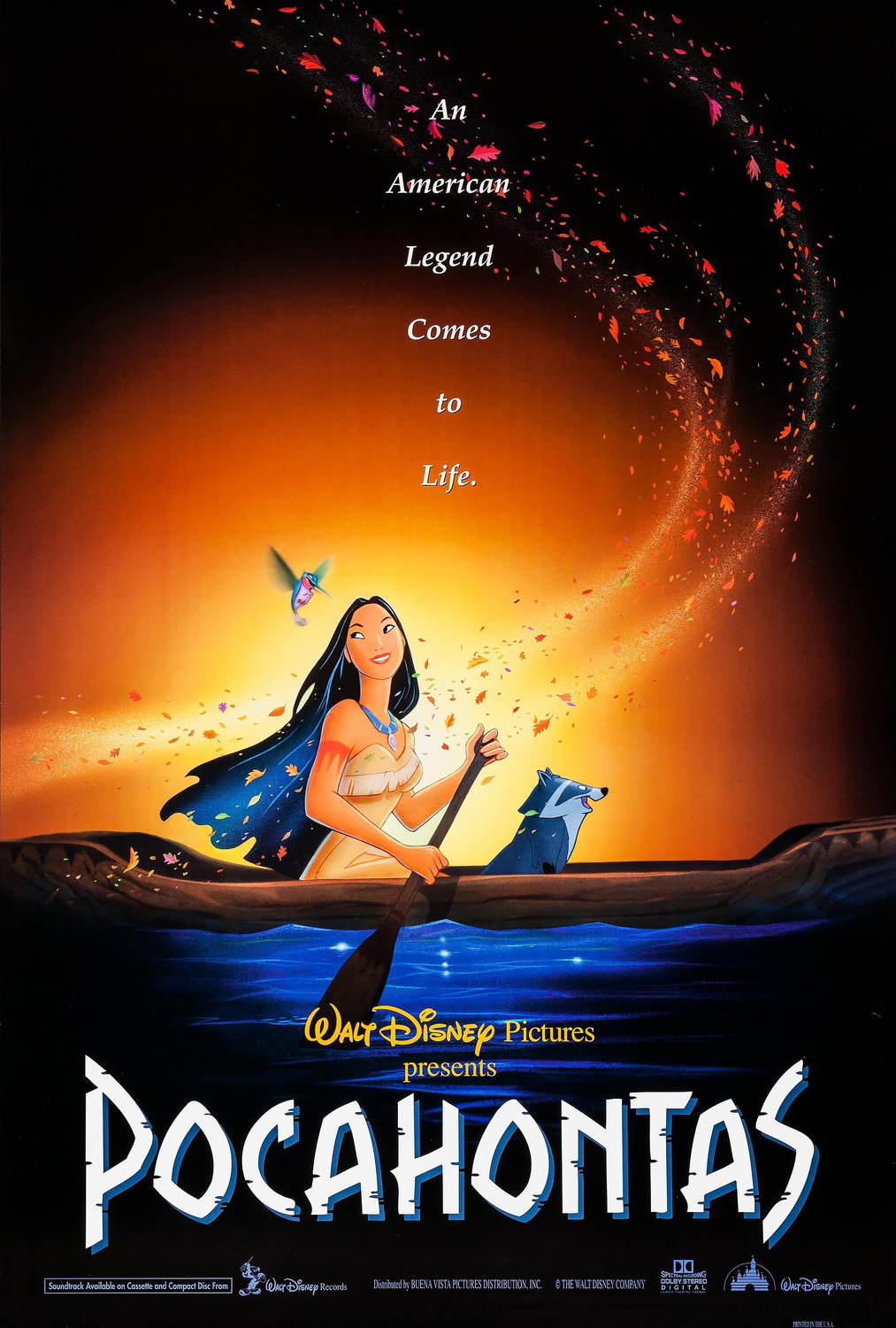 Extra Large Movie Poster Image for Pocahontas (#1 of 4)