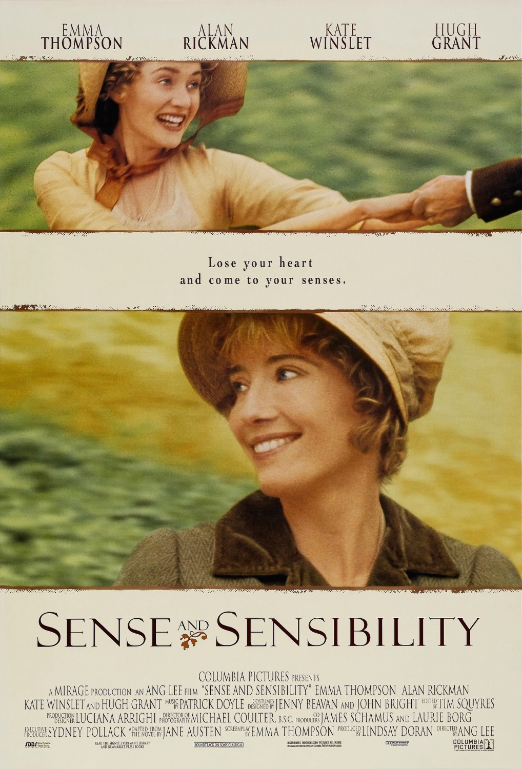 Extra Large Movie Poster Image for Sense And Sensibility (#1 of 2)