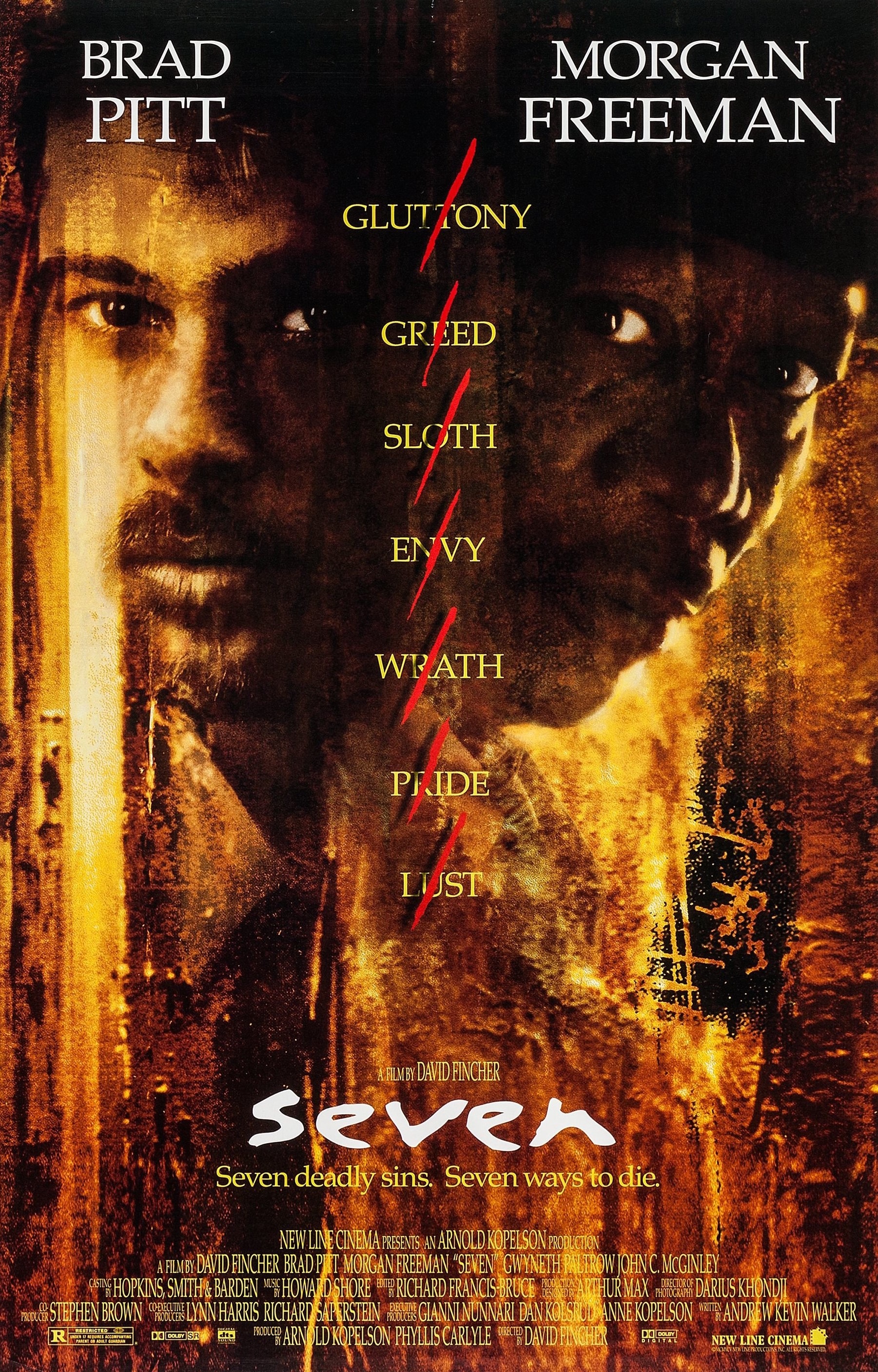 Mega Sized Movie Poster Image for Seven (#1 of 2)