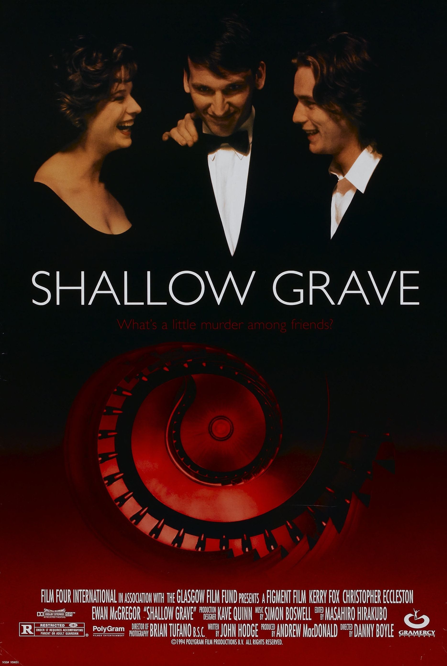 Mega Sized Movie Poster Image for Shallow Grave (#1 of 2)