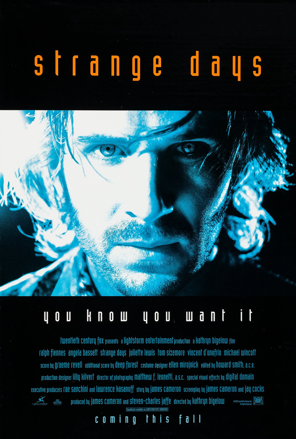 Extra Large Movie Poster Image for Strange Days (#2 of 4)