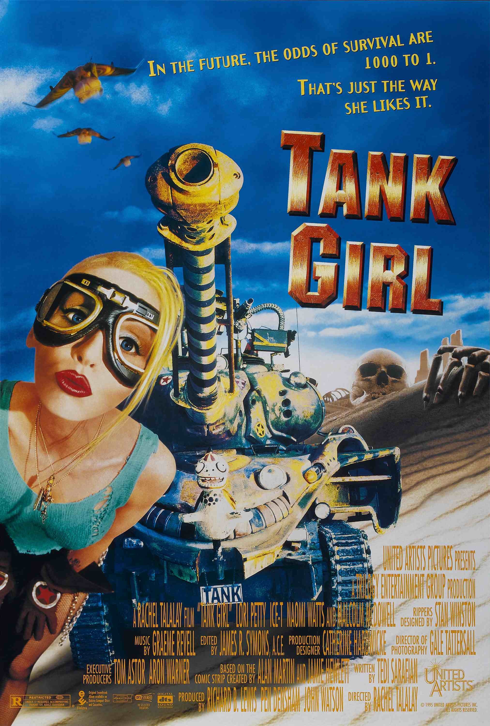 Mega Sized Movie Poster Image for Tank Girl (#2 of 3)