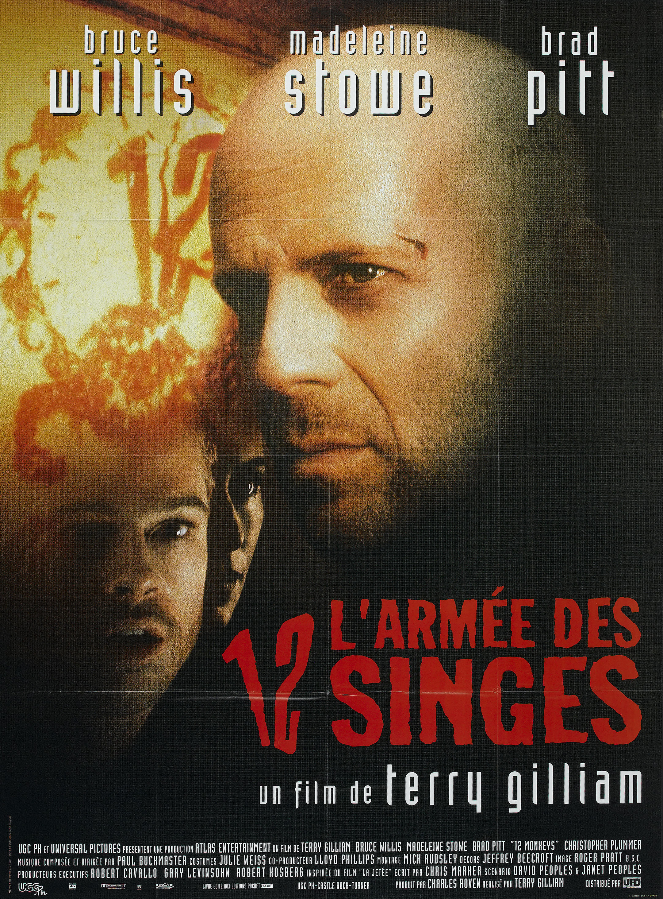 Mega Sized Movie Poster Image for 12 Monkeys (#3 of 4)