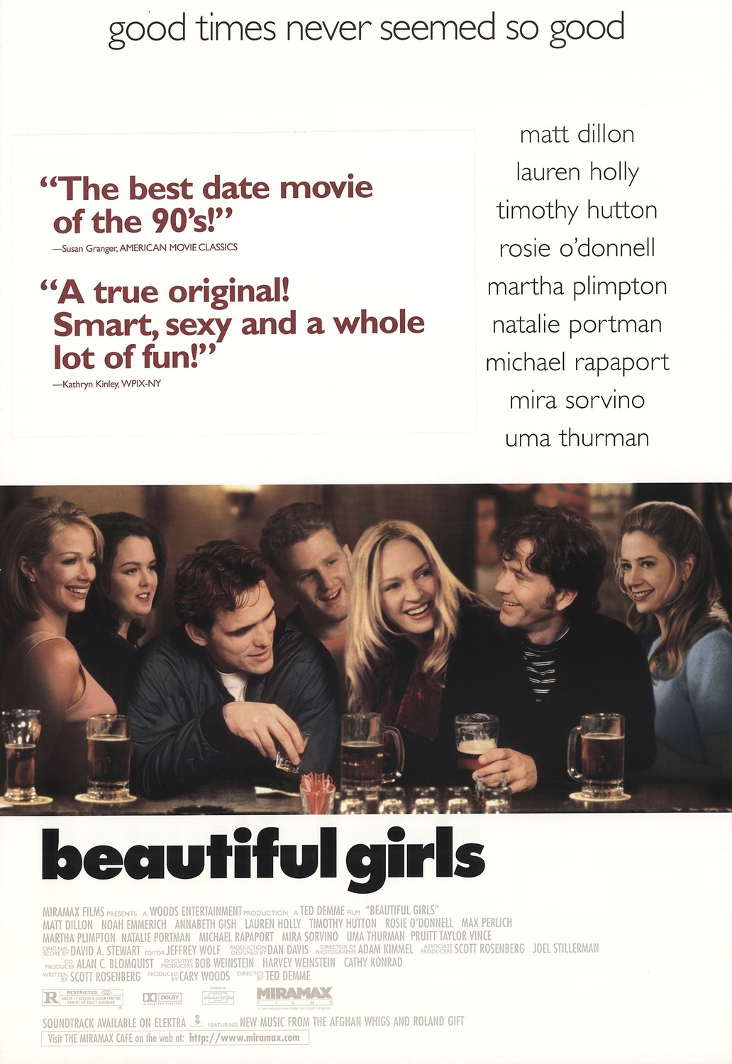Extra Large Movie Poster Image for Beautiful Girls (#1 of 2)