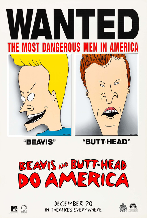 Beavis And Butt-head Do America Movie Poster