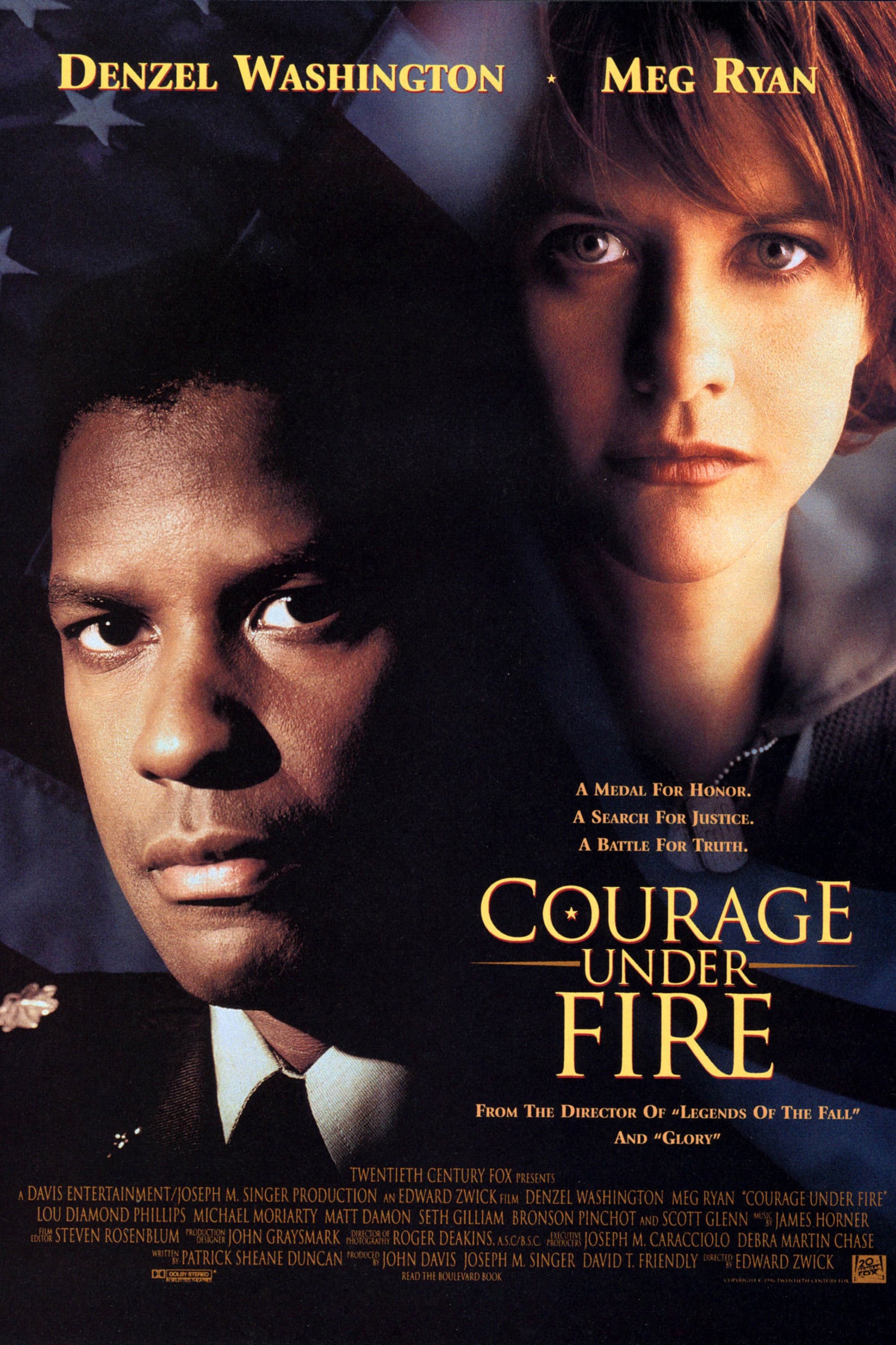 Mega Sized Movie Poster Image for Courage Under Fire (#2 of 2)