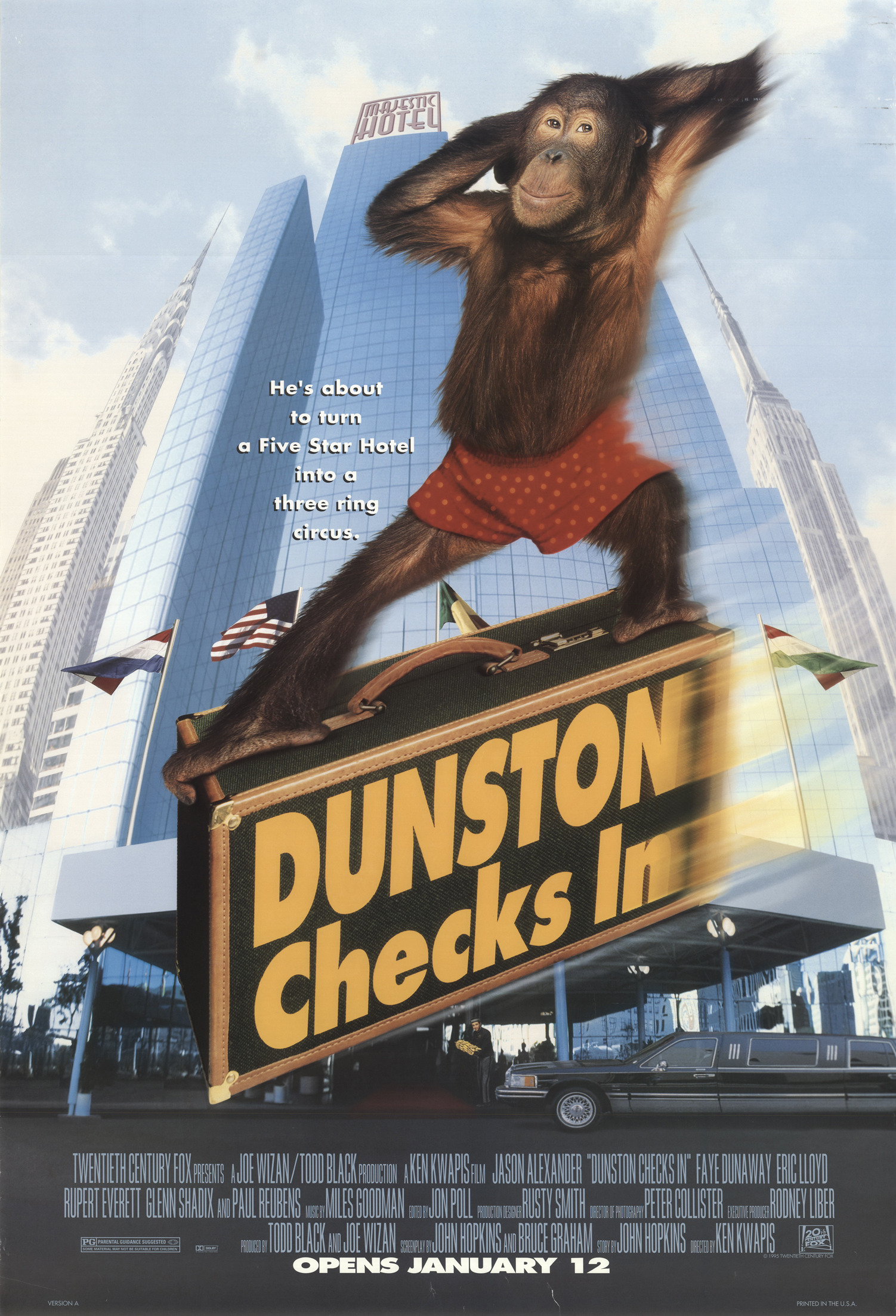 Mega Sized Movie Poster Image for Dunston Checks In (#1 of 2)