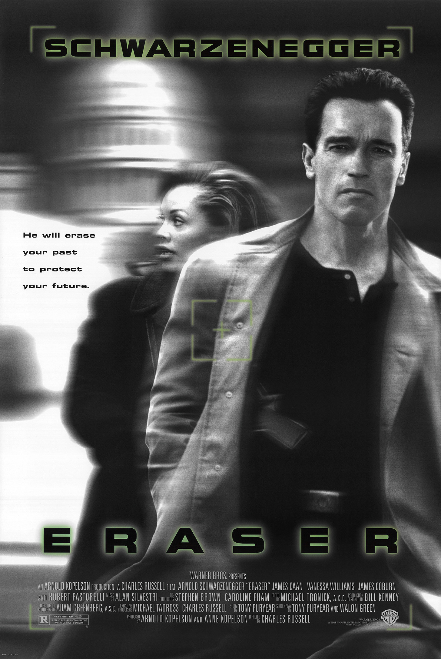 Mega Sized Movie Poster Image for Eraser (#1 of 3)