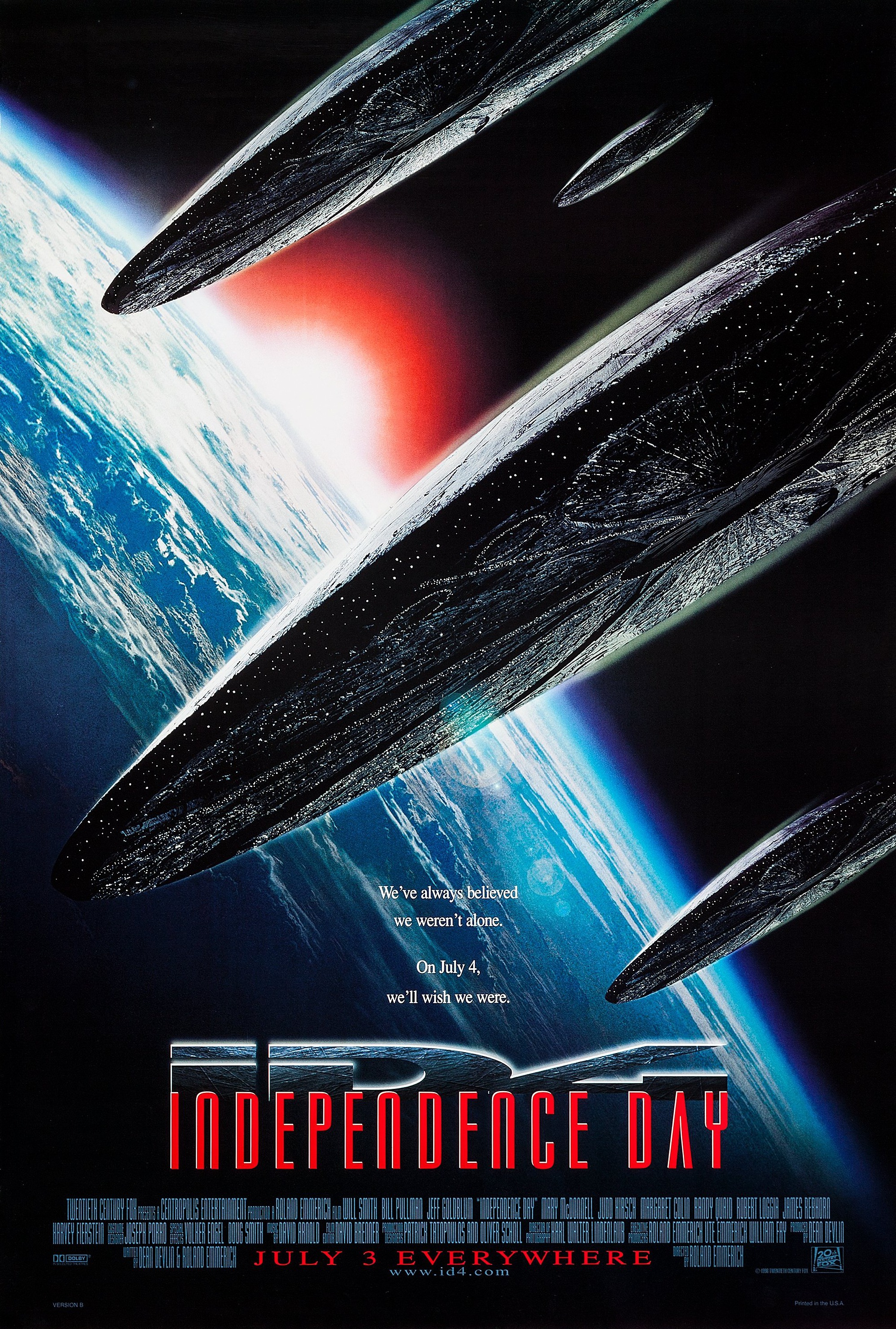 Mega Sized Movie Poster Image for Independence Day (#2 of 4)
