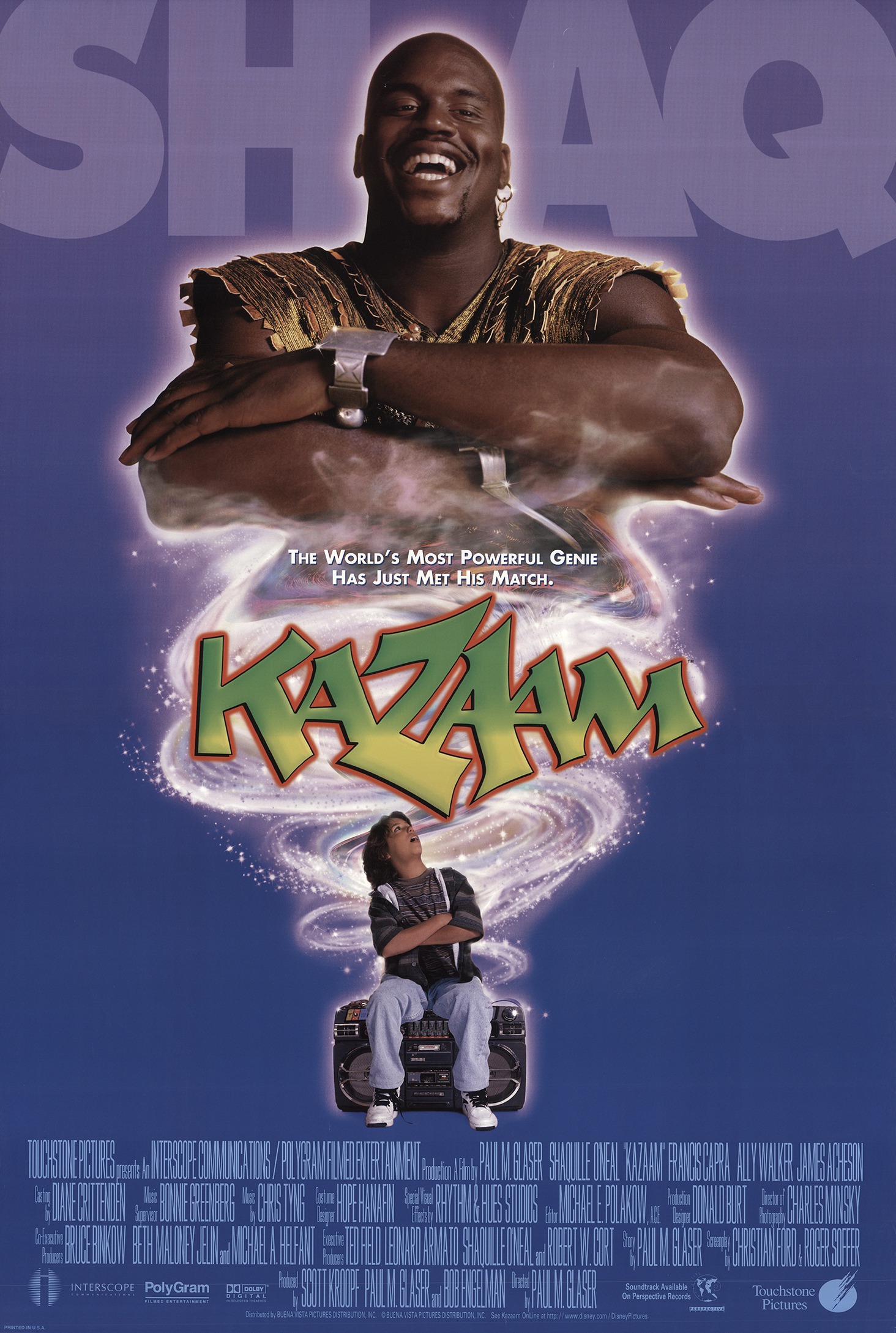 Mega Sized Movie Poster Image for Kazaam 