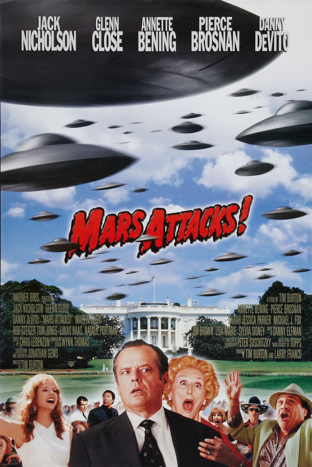 Extra Large Movie Poster Image for Mars Attacks! (#5 of 5)