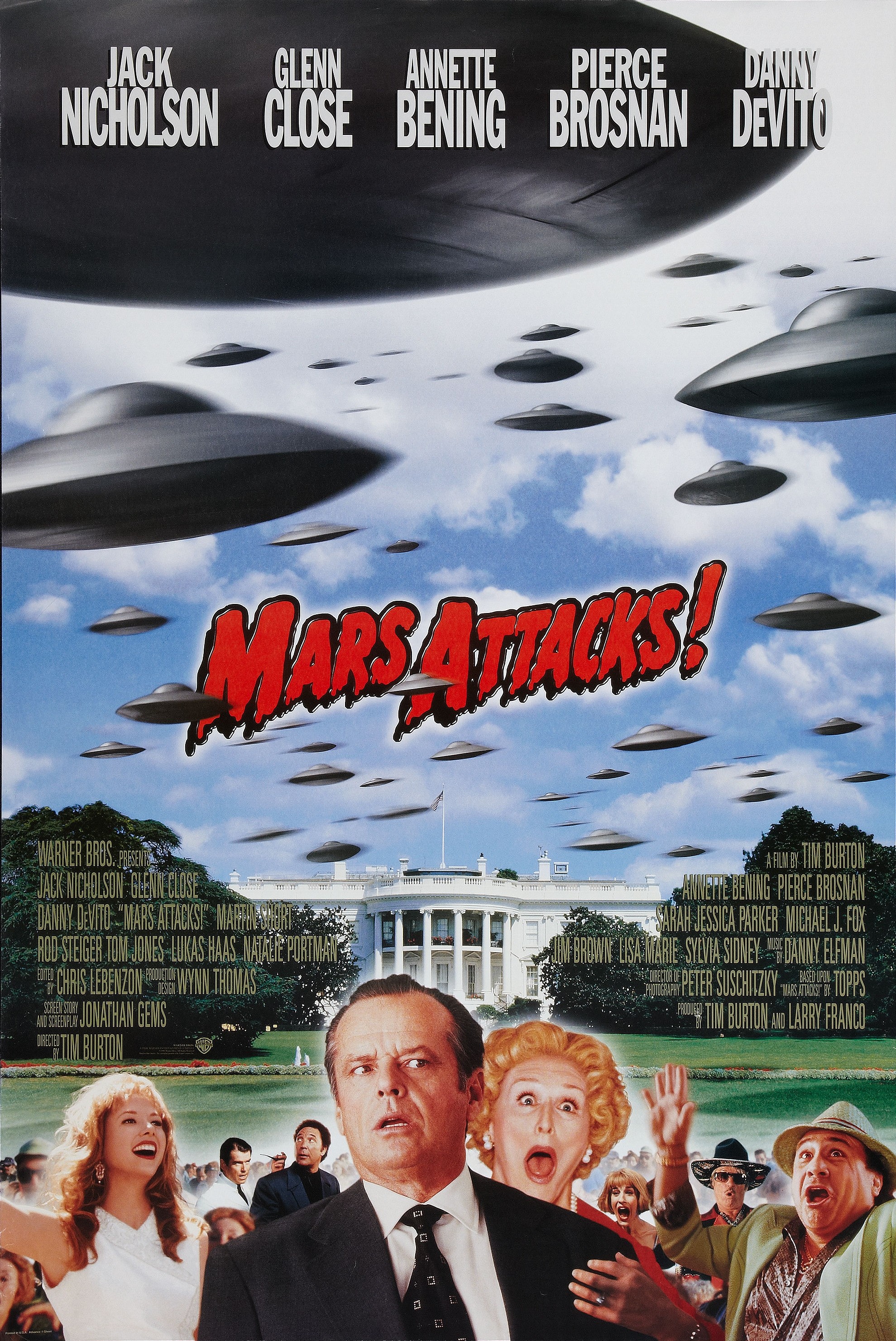 Mega Sized Movie Poster Image for Mars Attacks! (#5 of 5)