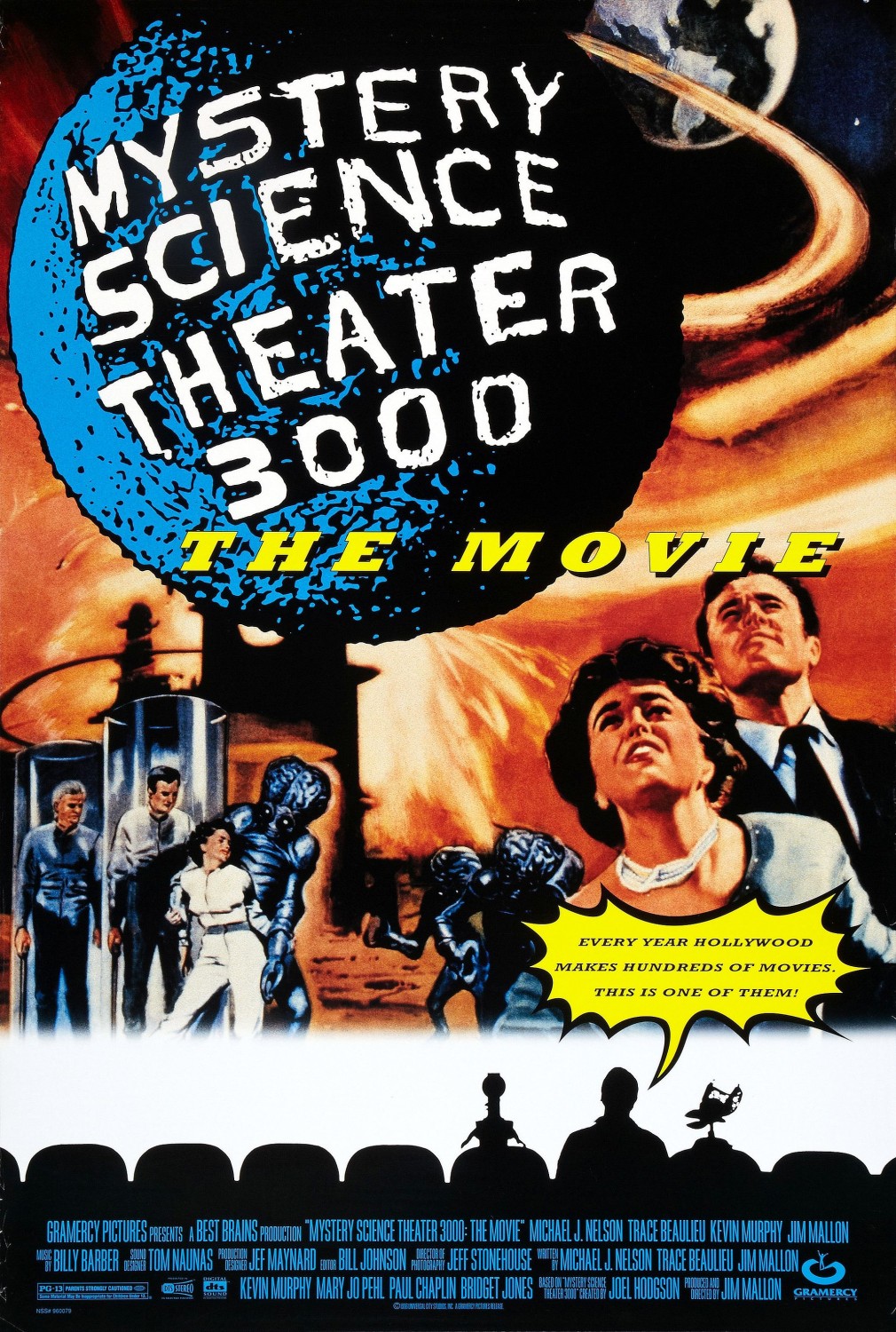 Extra Large Movie Poster Image for Mystery Science Theater 3000: The Movie 