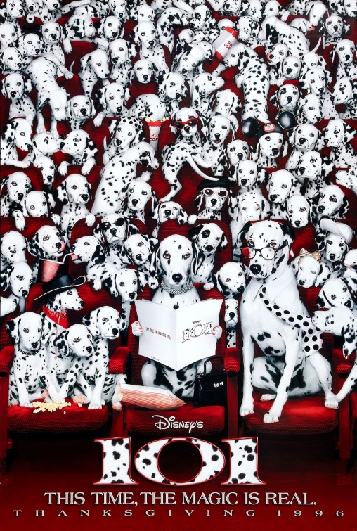 IMP Awards > 1996 Movie Poster Gallery > 101 Dalmatians