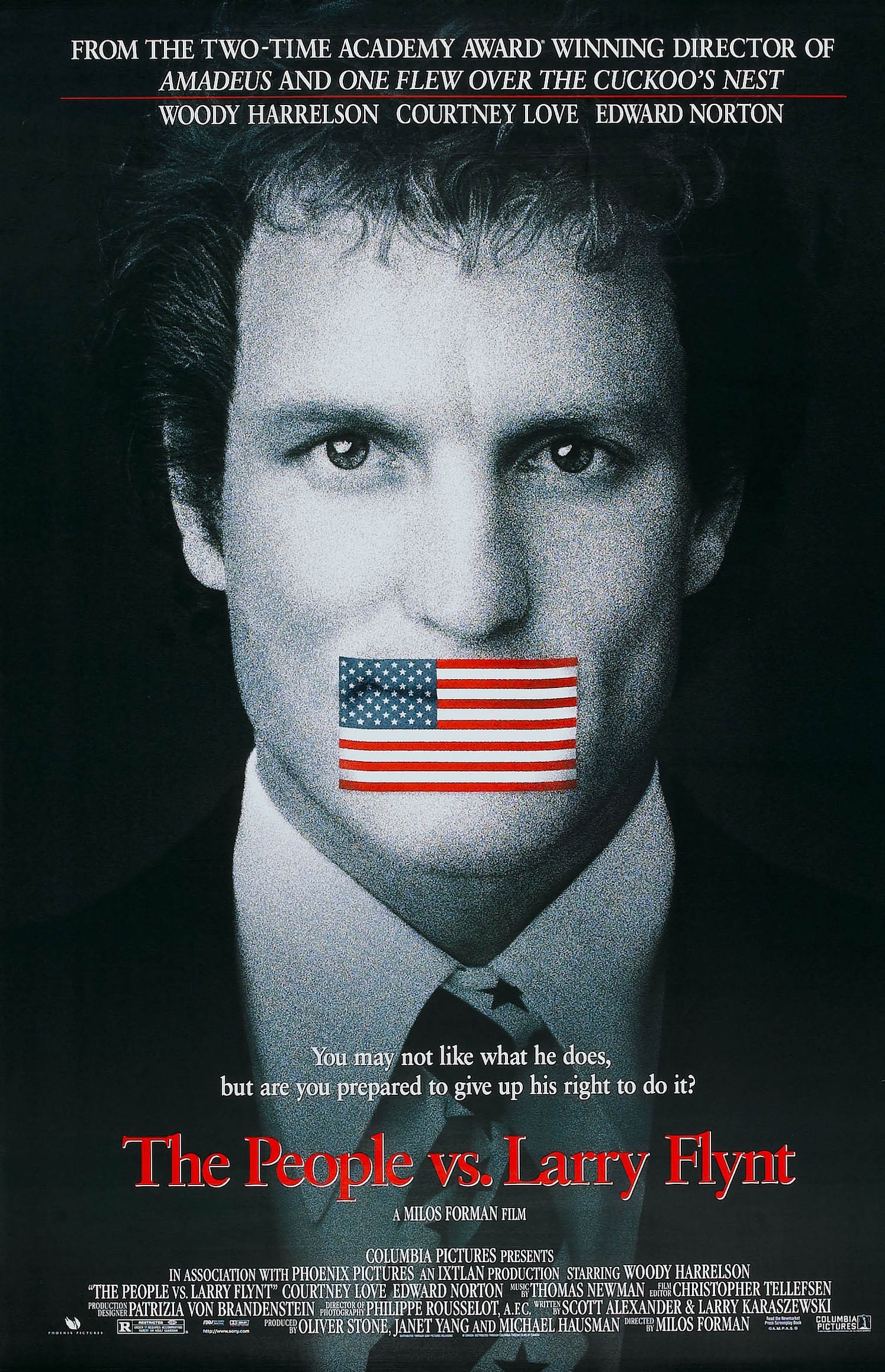 Mega Sized Movie Poster Image for The People Vs. Larry Flynt (#1 of 3)