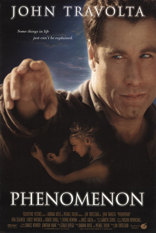 IMP Awards > 1996 Movie Poster Gallery > Phenomenon. Phenomenon Poster