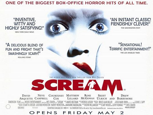 Scream Movie Poster #3 - Internet Movie Poster Awards Gallery