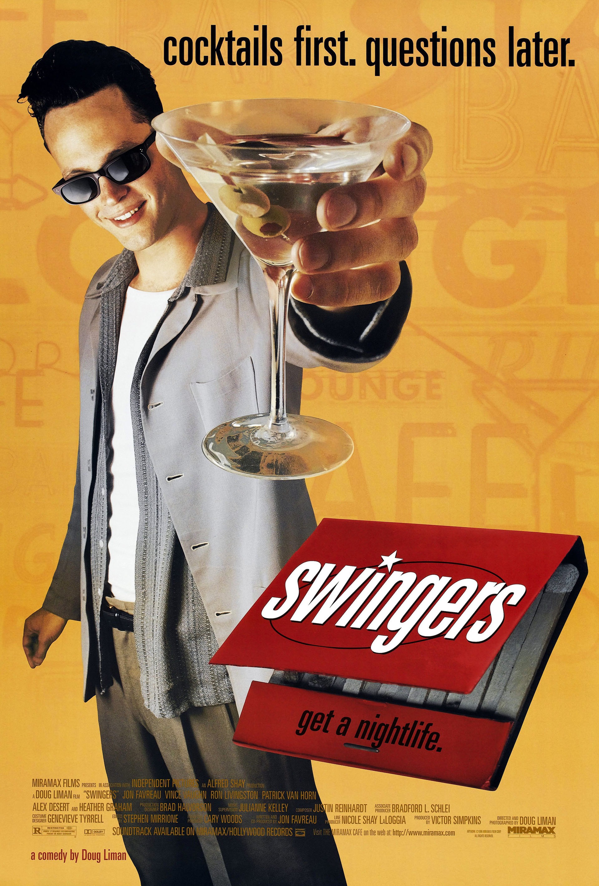 Mega Sized Movie Poster Image for Swingers (#2 of 3)
