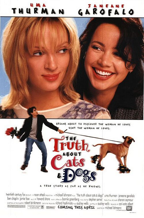 the truth about cats and dogs movie poster internet movie poster about cats 500x755