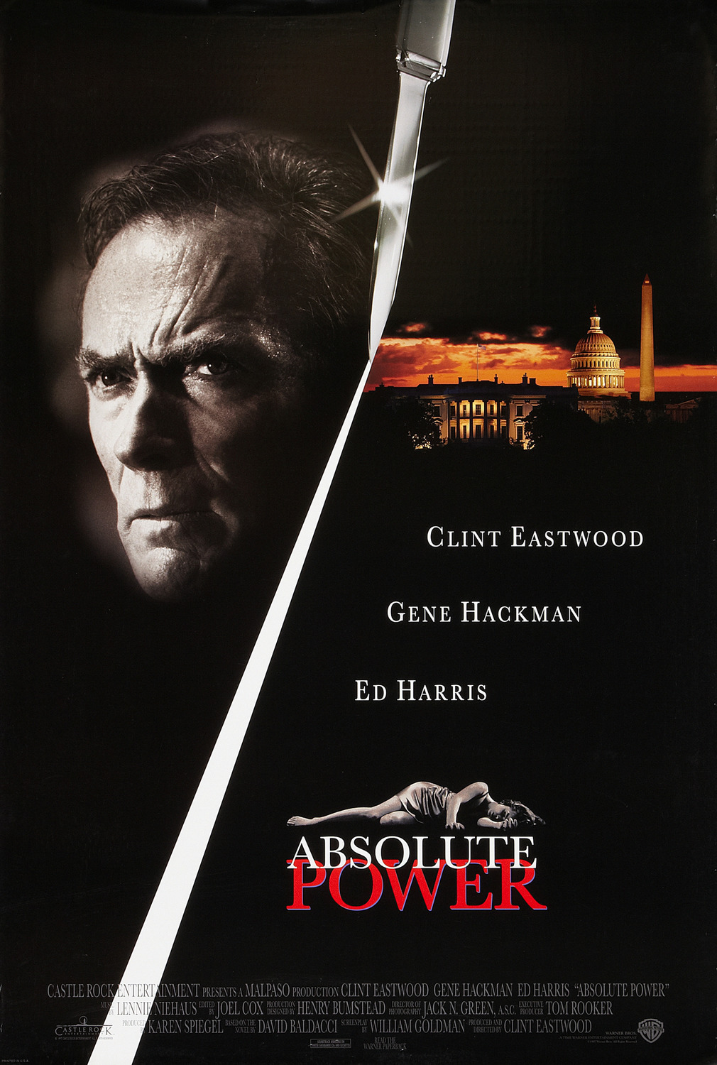 Extra Large Movie Poster Image for Absolute Power (#2 of 4)