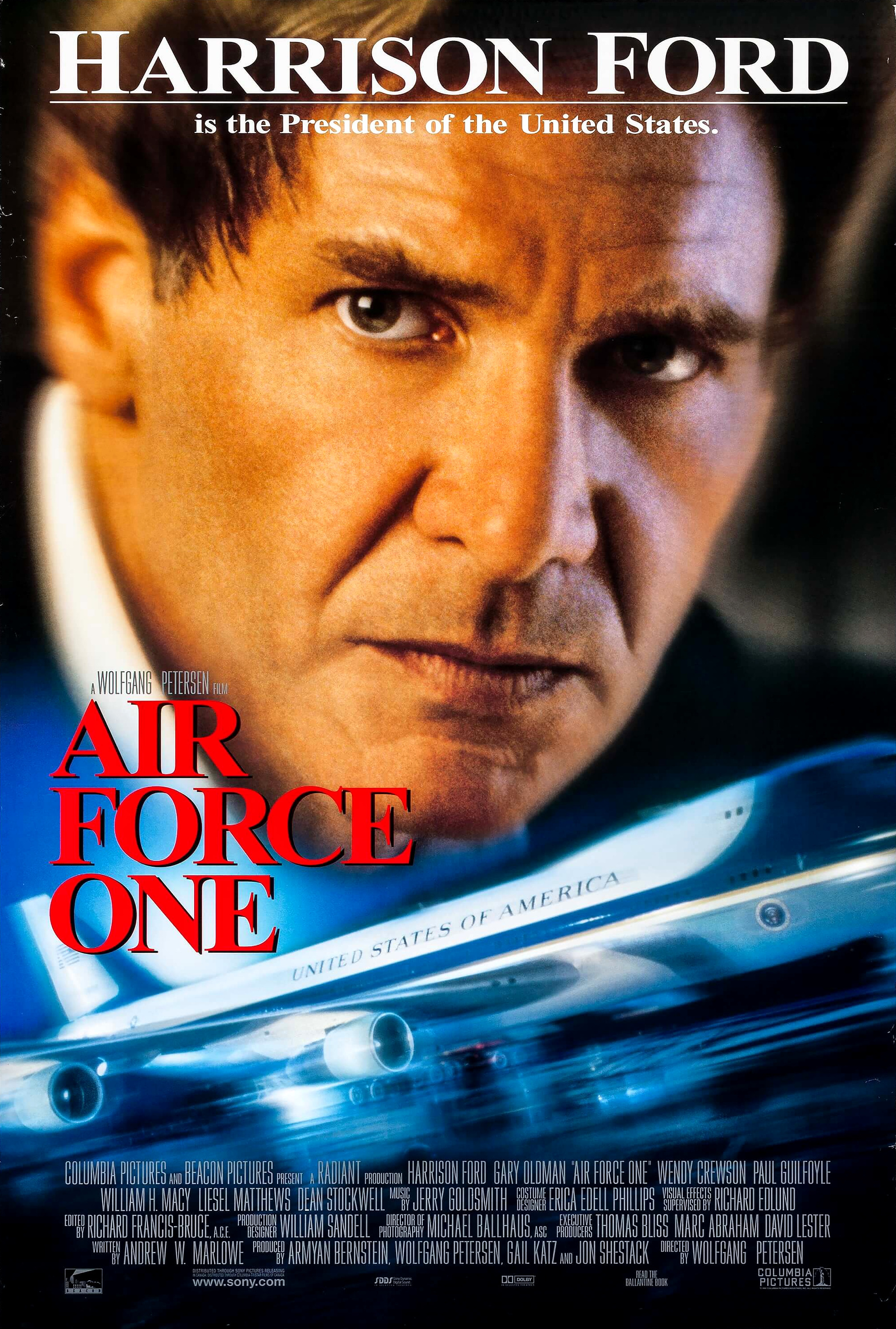 Mega Sized Movie Poster Image for Air Force One (#1 of 5)