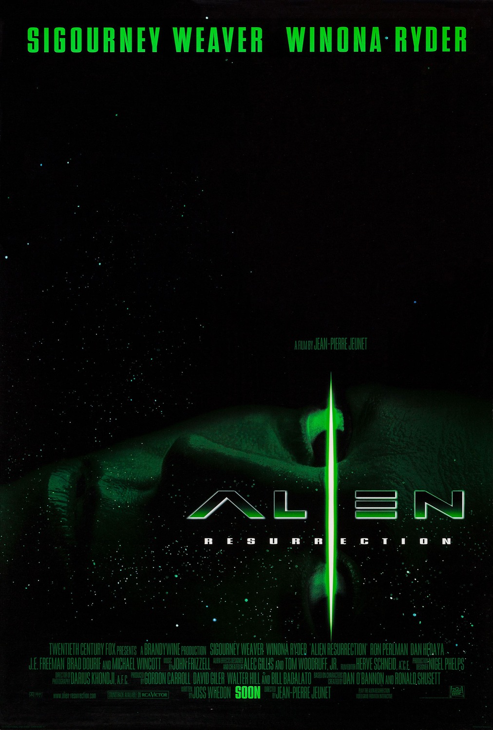Alien Resurrection FRIDGE MAGNET movie poster 