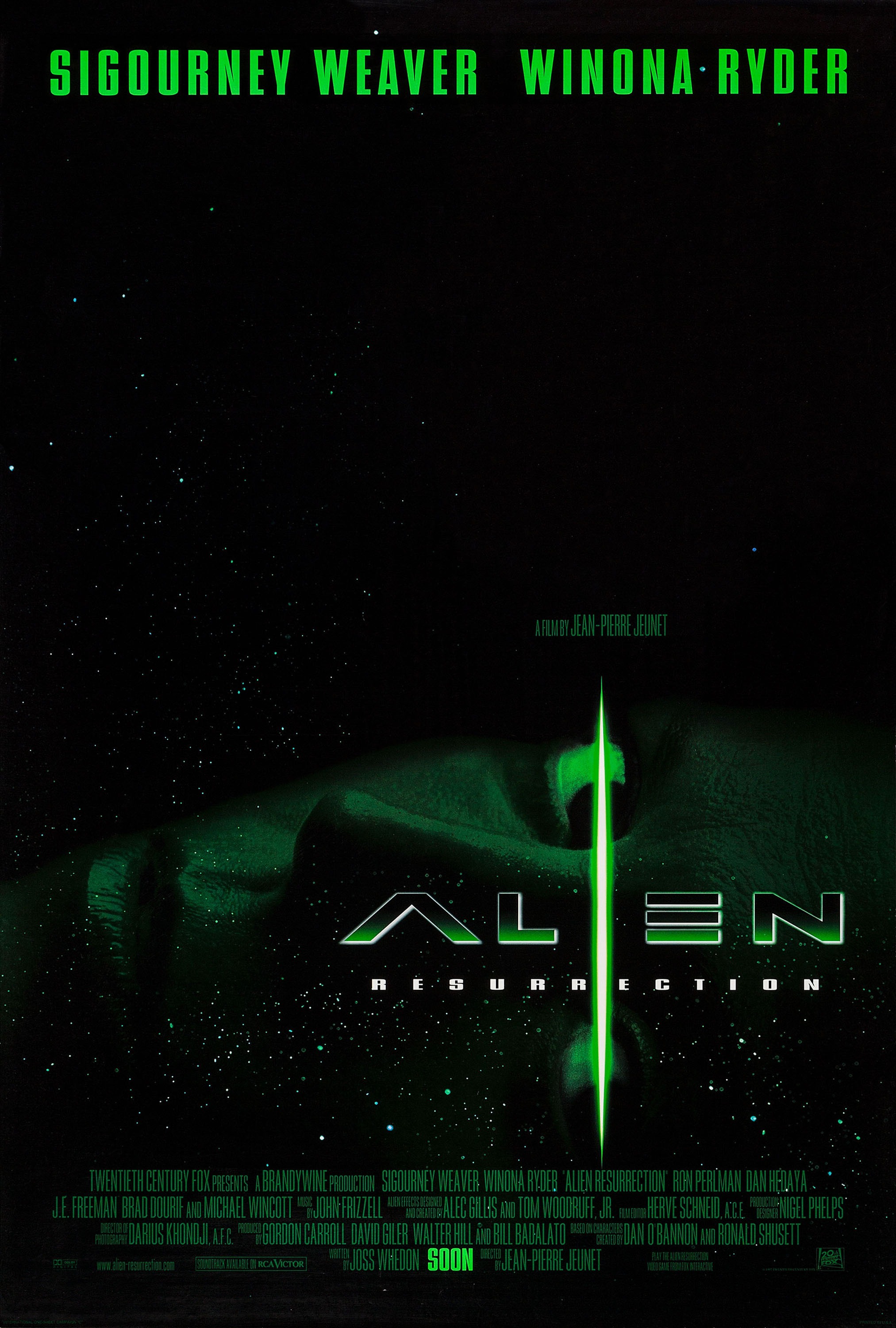Mega Sized Movie Poster Image for Alien: Resurrection (#2 of 4)