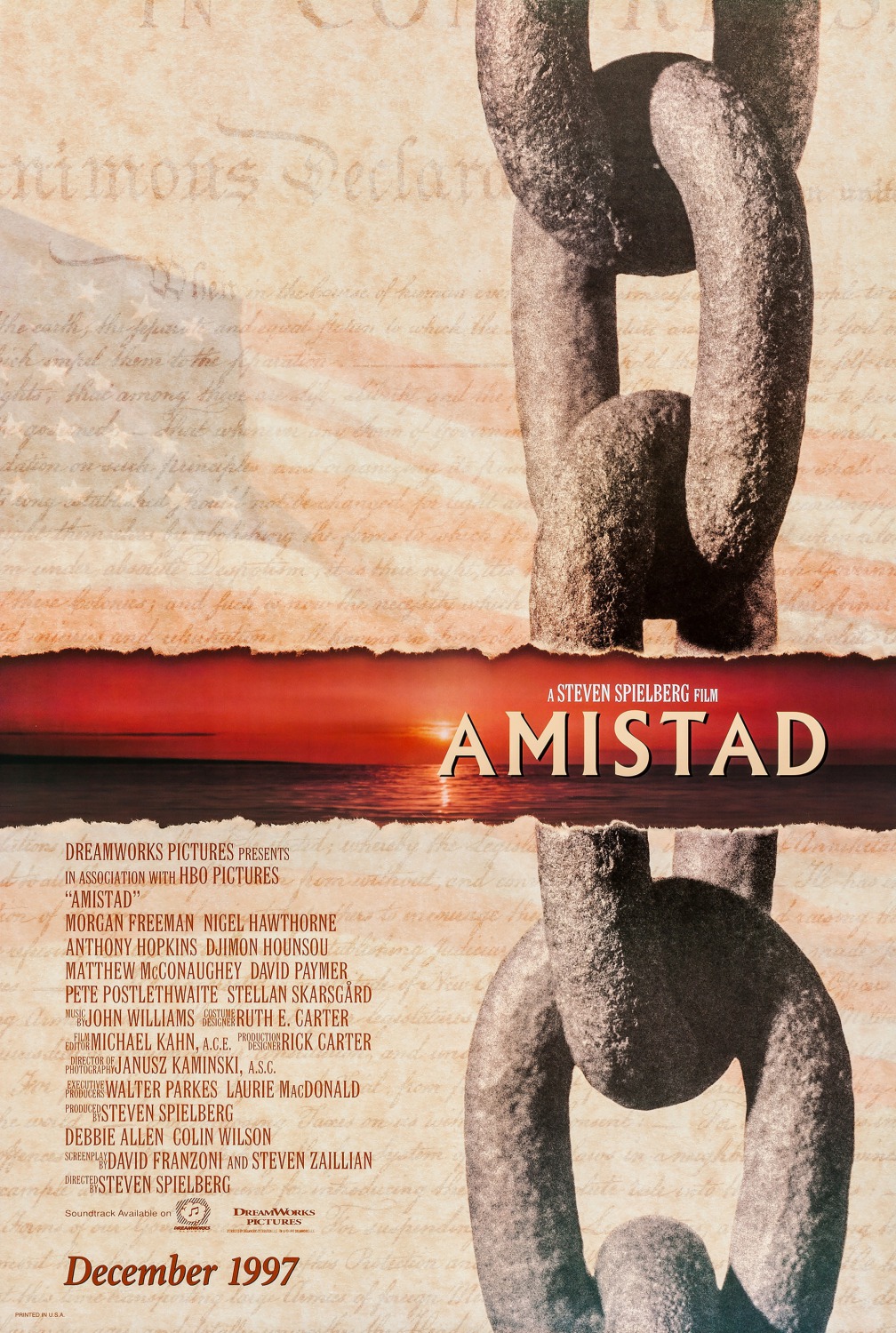 Extra Large Movie Poster Image for Amistad (#2 of 2)