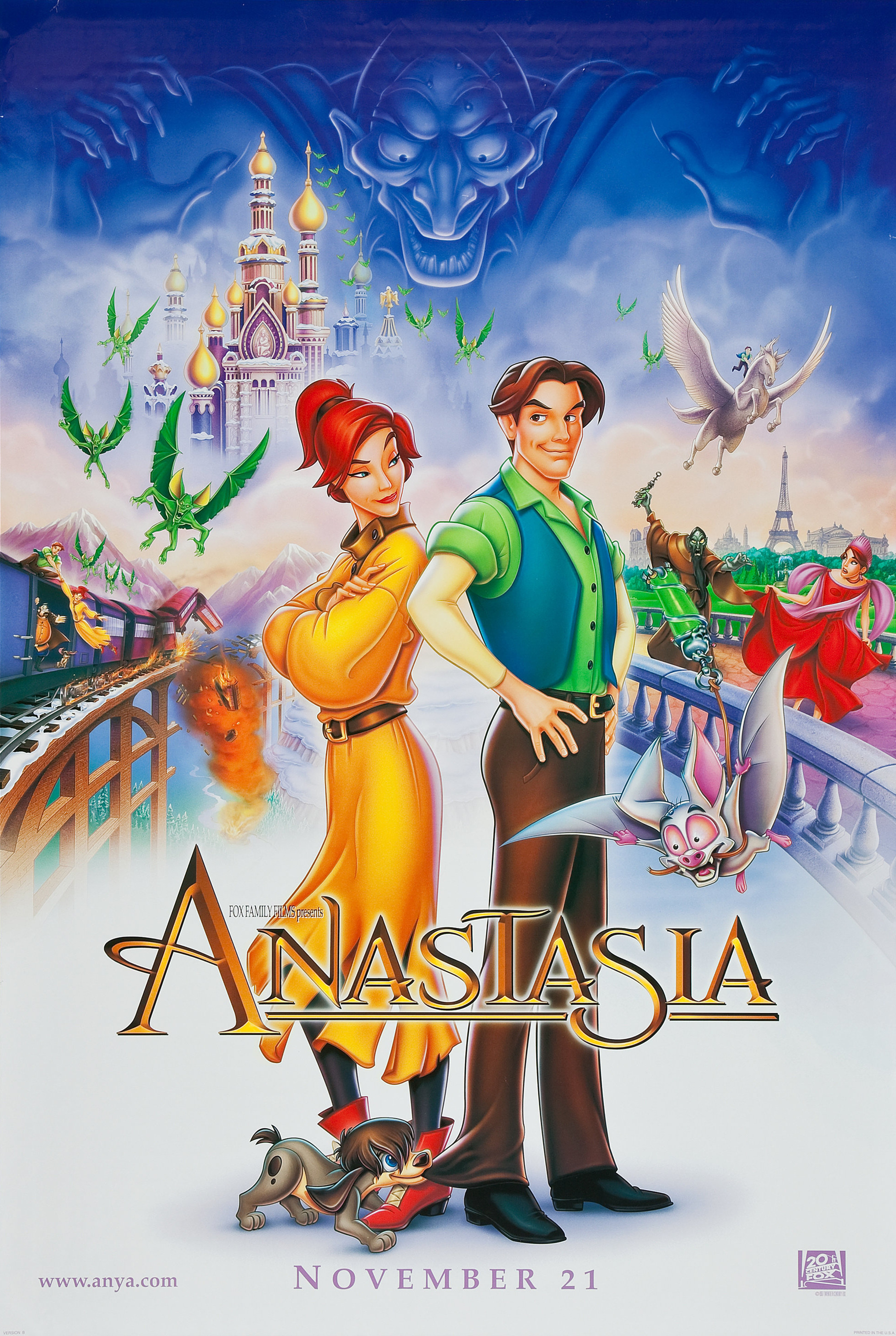 Mega Sized Movie Poster Image for Anastasia (#1 of 3)