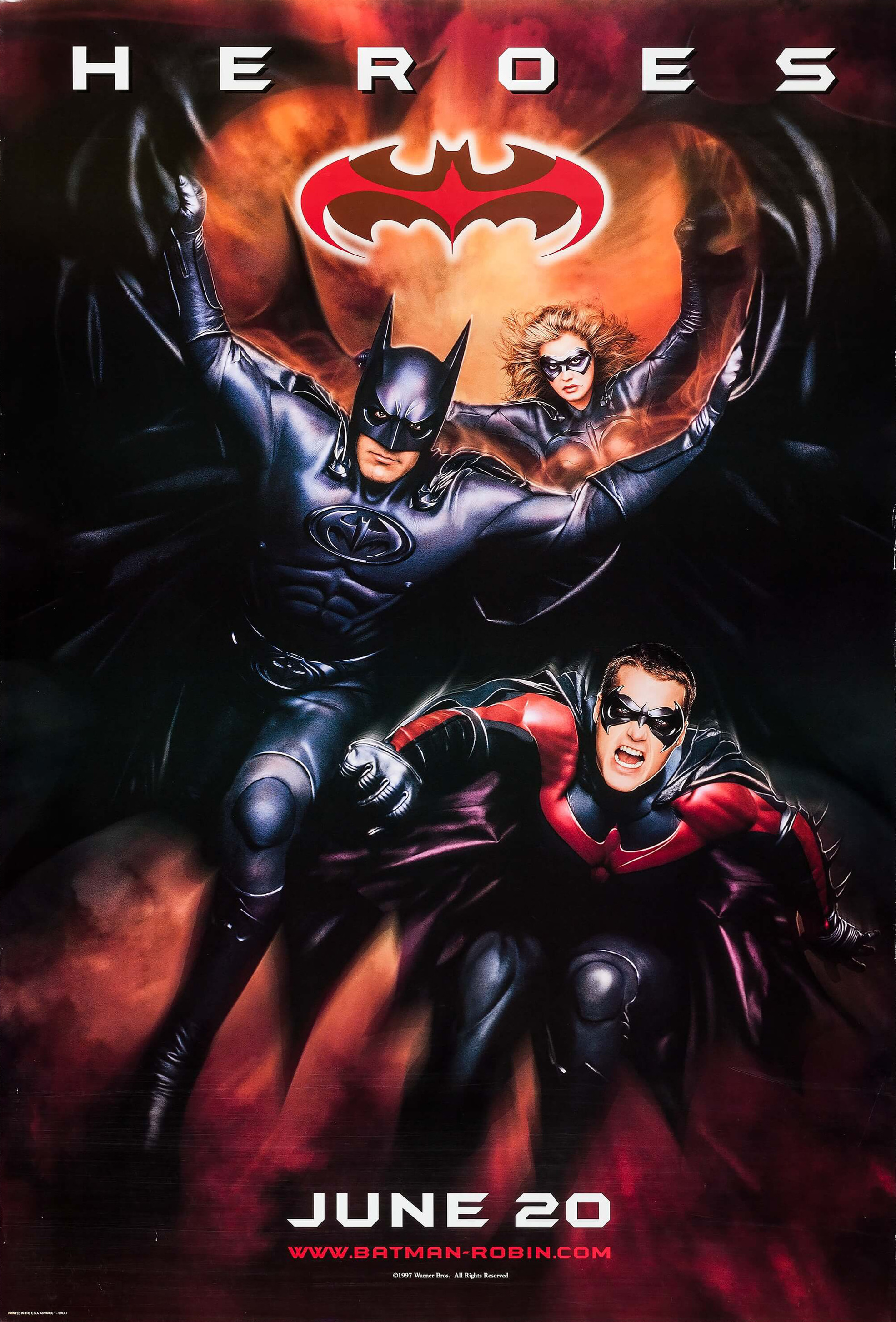 Mega Sized Movie Poster Image for Batman & Robin (#3 of 10)